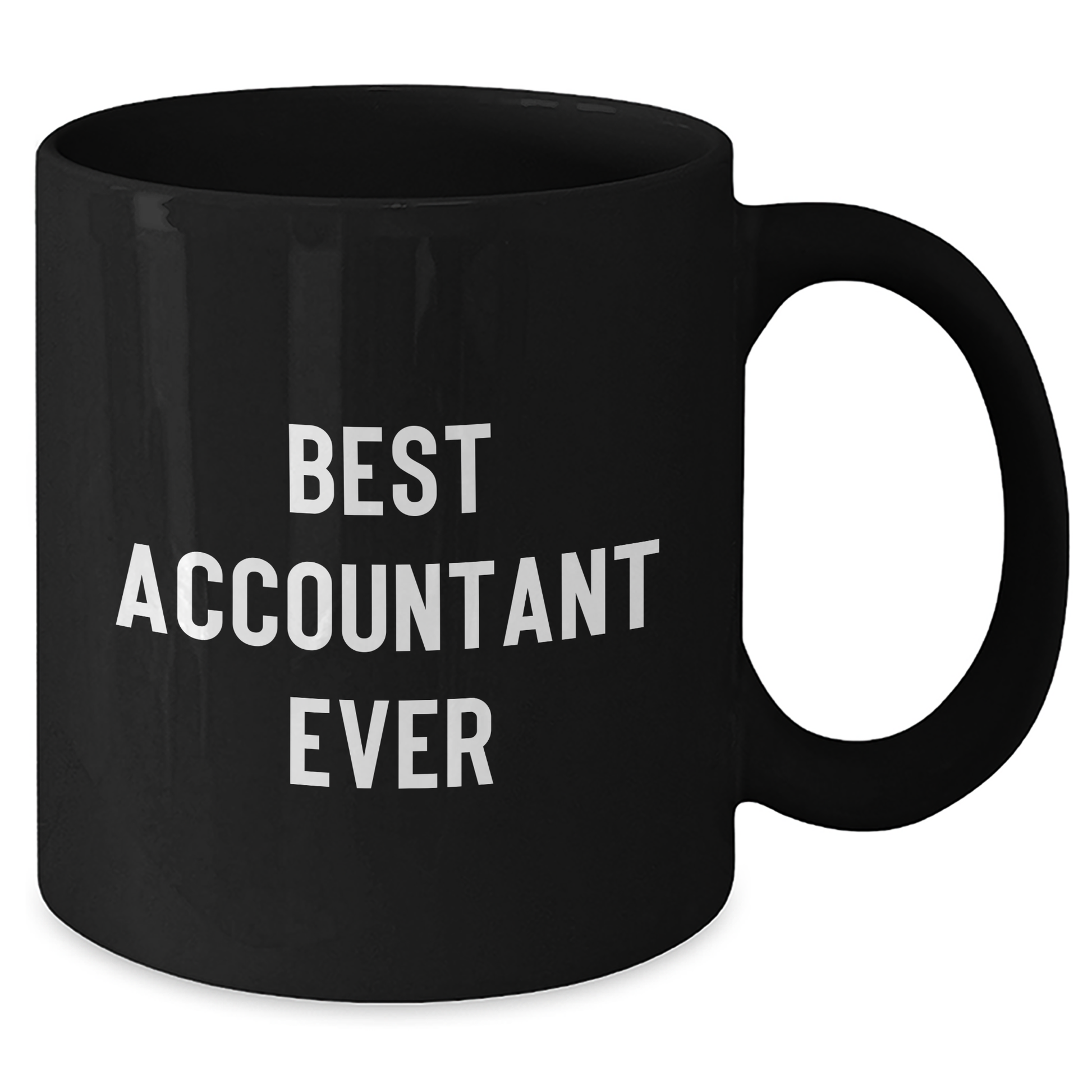 Gifts from Friends for Accountant, Funny Quote 'Best Accountant Ever' Black Coffee Mug, Perfect Graduation Unique Gifts - Additional