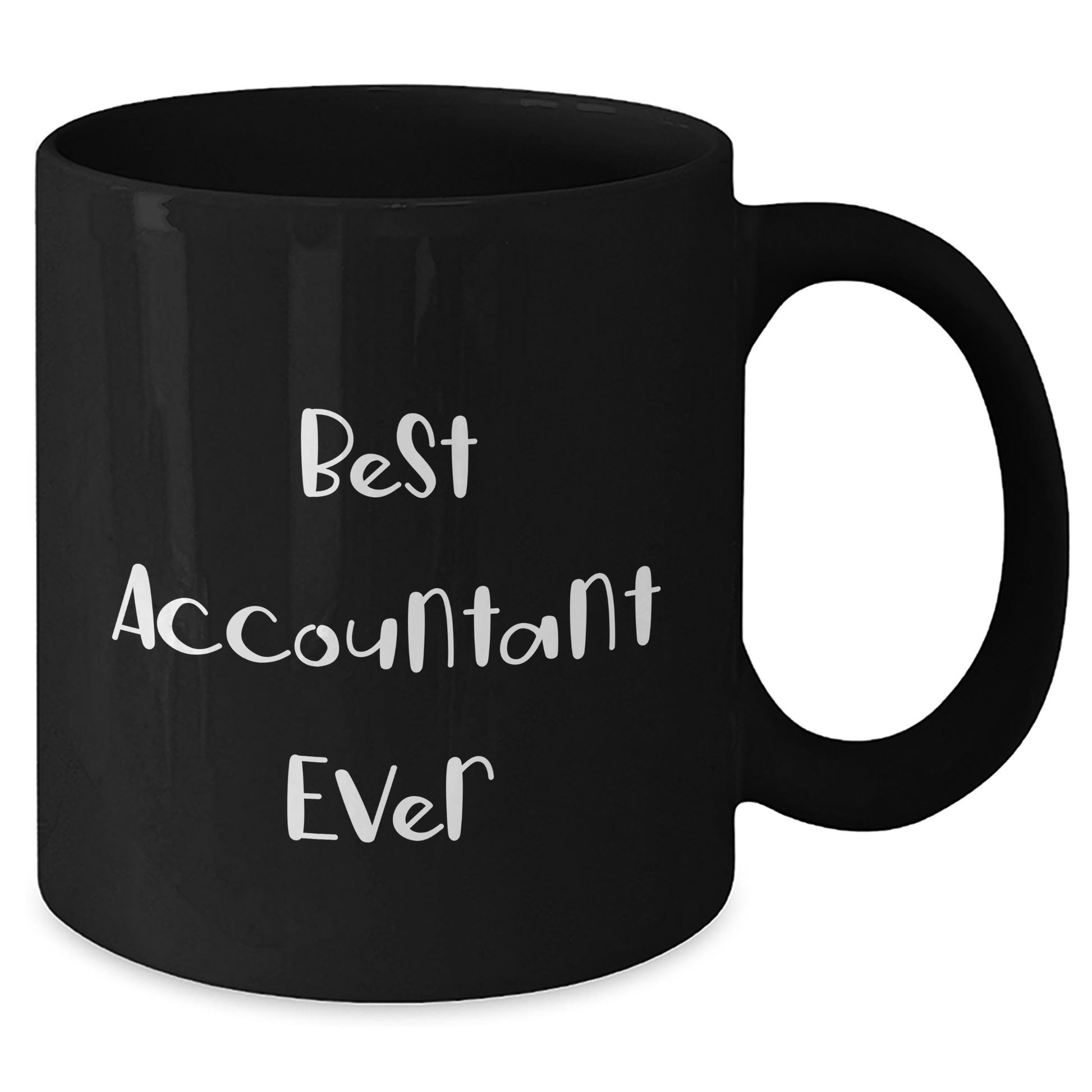 Funny Accountant Gifts from Friends - 'Best Accountant Ever' Black Coffee Mug for Graduation - Additional