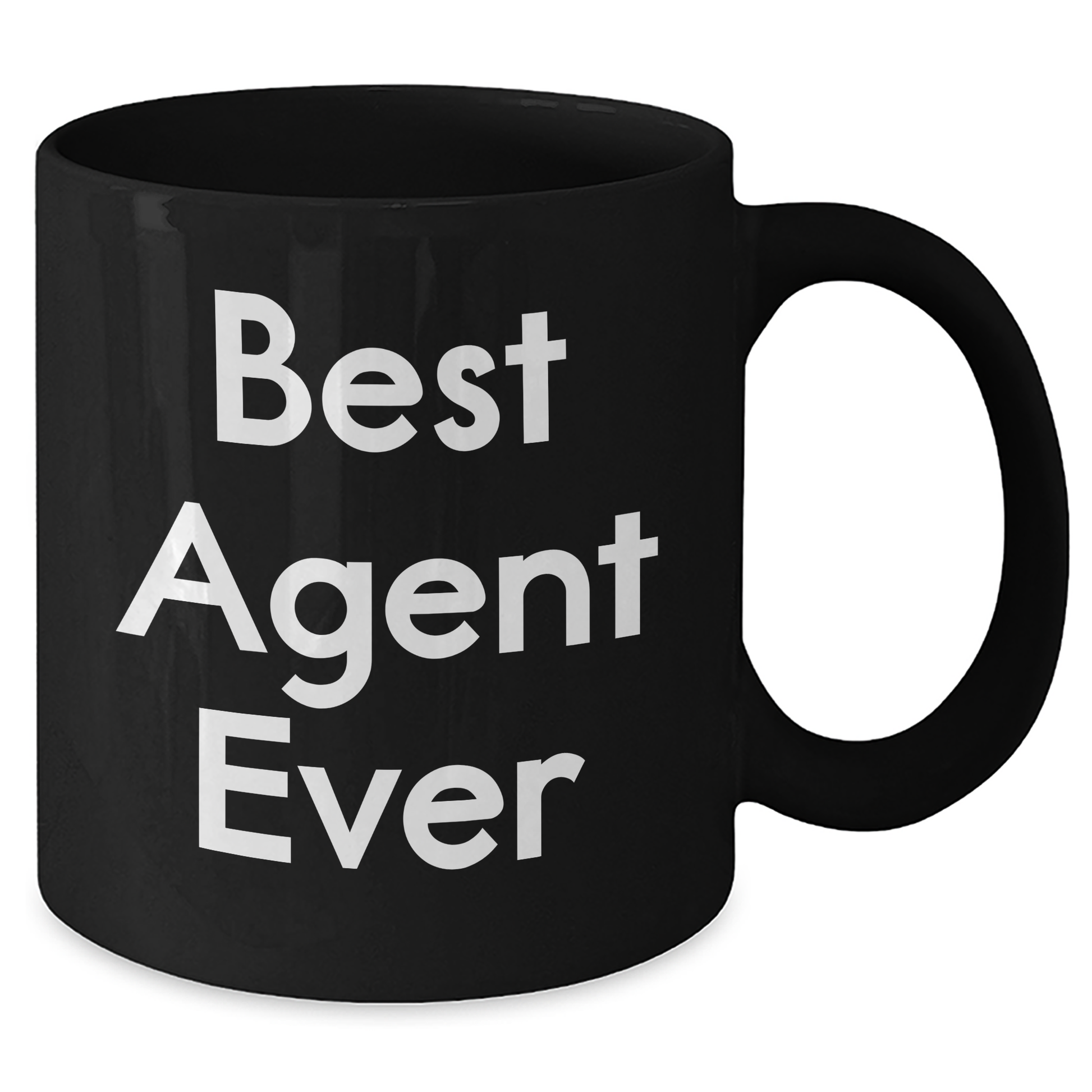 Funny Agent Gifts, Best Agent Ever Quote, Black Coffee Mug, Graduation Unique Gifts from Family, Gifts for Agent, Men, Women, Friends, Coworkers, Family - Additional