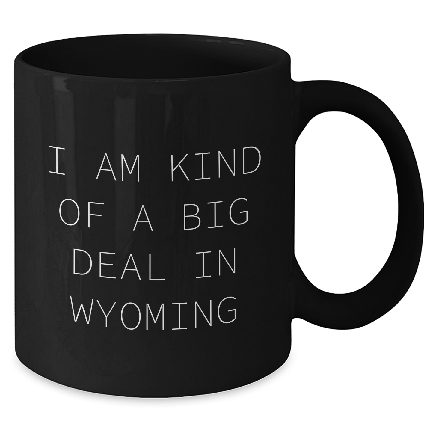 Funny Wyoming Mugs Gifts for Men from Friends, Unique Graduation Black Coffee Mug I Am Kind Of A Prime Selection In Wyoming - Additional