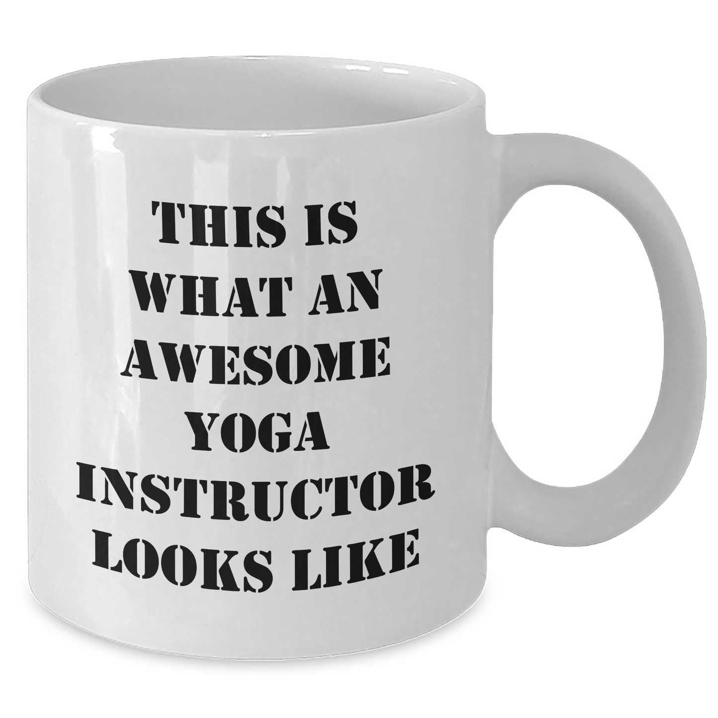Funny Yoga Instructor Gifts from Friends, Gifts for Yoga Instructors, White Coffee Mug for Graduation - Additional