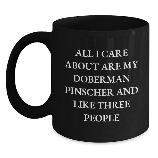 Funny Doberman Pinscher Dog Lover Gifts from Friends for Birthday Unique Mugs - Main