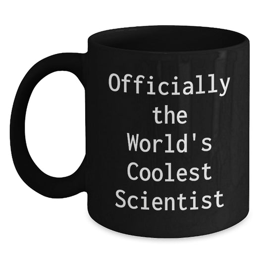 Funny Scientist Gifts, Officially The World's Coolest Scientist Quote, Christmas Unique Gifts from Friends to Men, Women, Scientists - Main