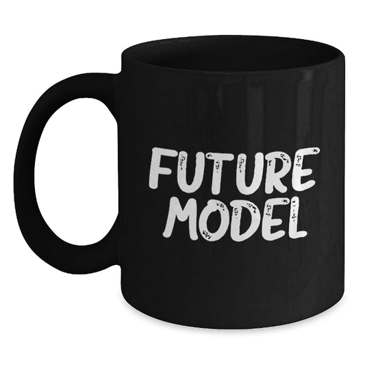 Funny Model Gifts from Friends - Future Model Graduation Unique Gifts, Black Coffee Mug, 'You're a-Maze-Ing!' - Main