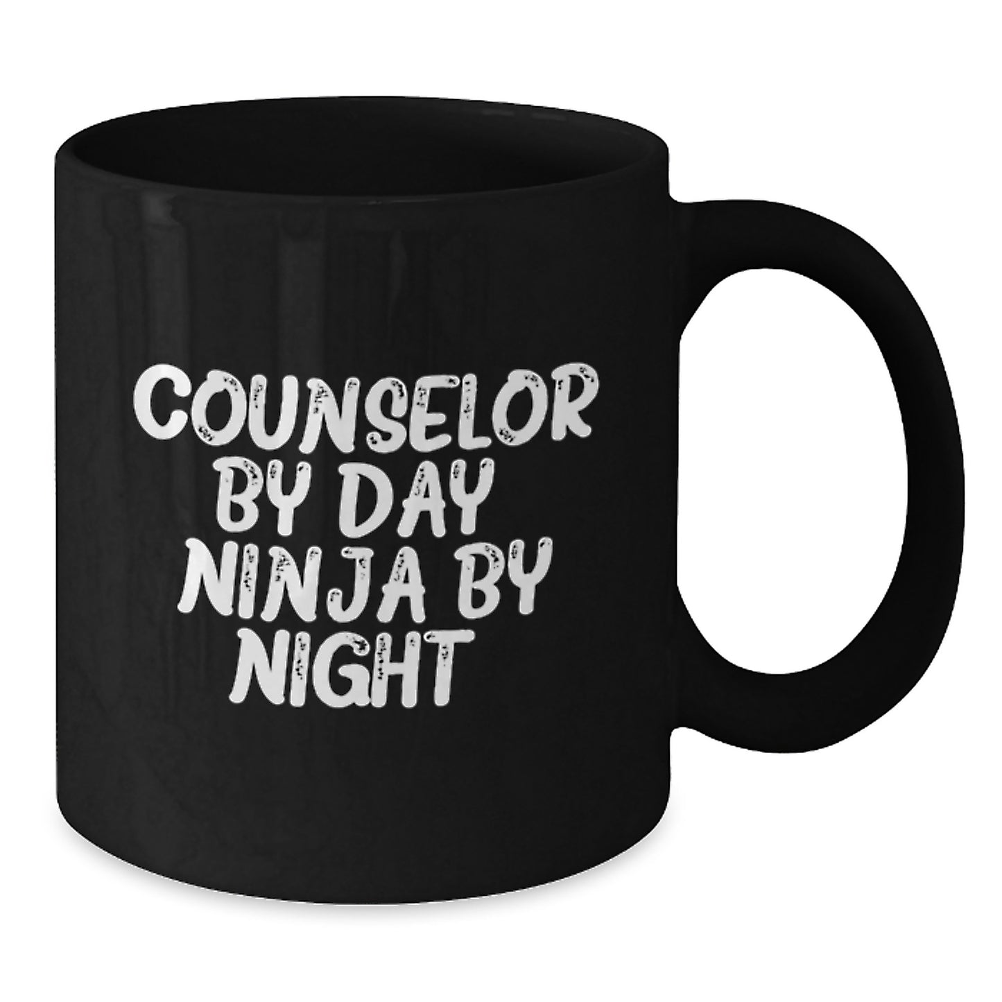 Counselor By Day Ninja By Night Funny Gift for Counselor Graduation Unique Black Coffee Mugs from Friends, Gifts for Counselor Men, Counselor Women, Coworkers, Family - Additional