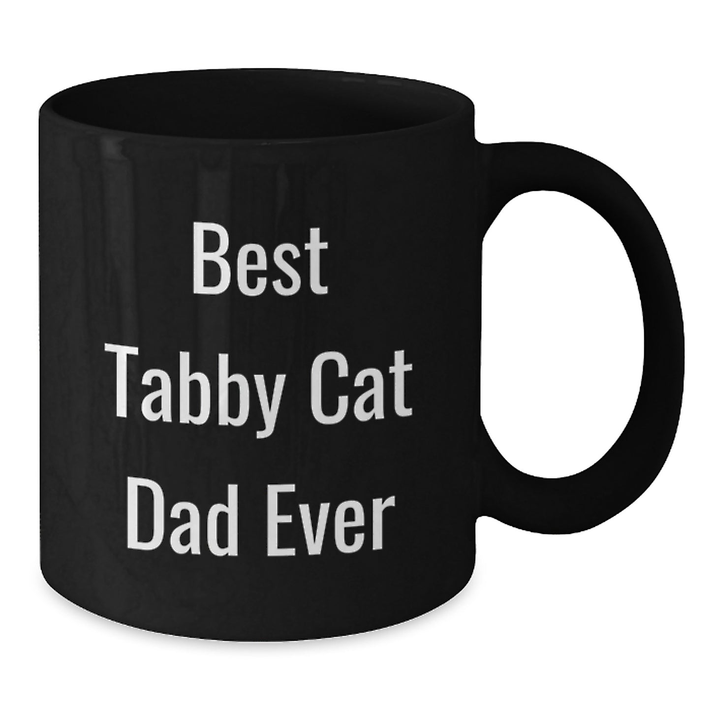 Tabby Cat Dad Ever Funny Coffee Mug Gifts from Family to Tabby Cat Lover on Birthday - Additional