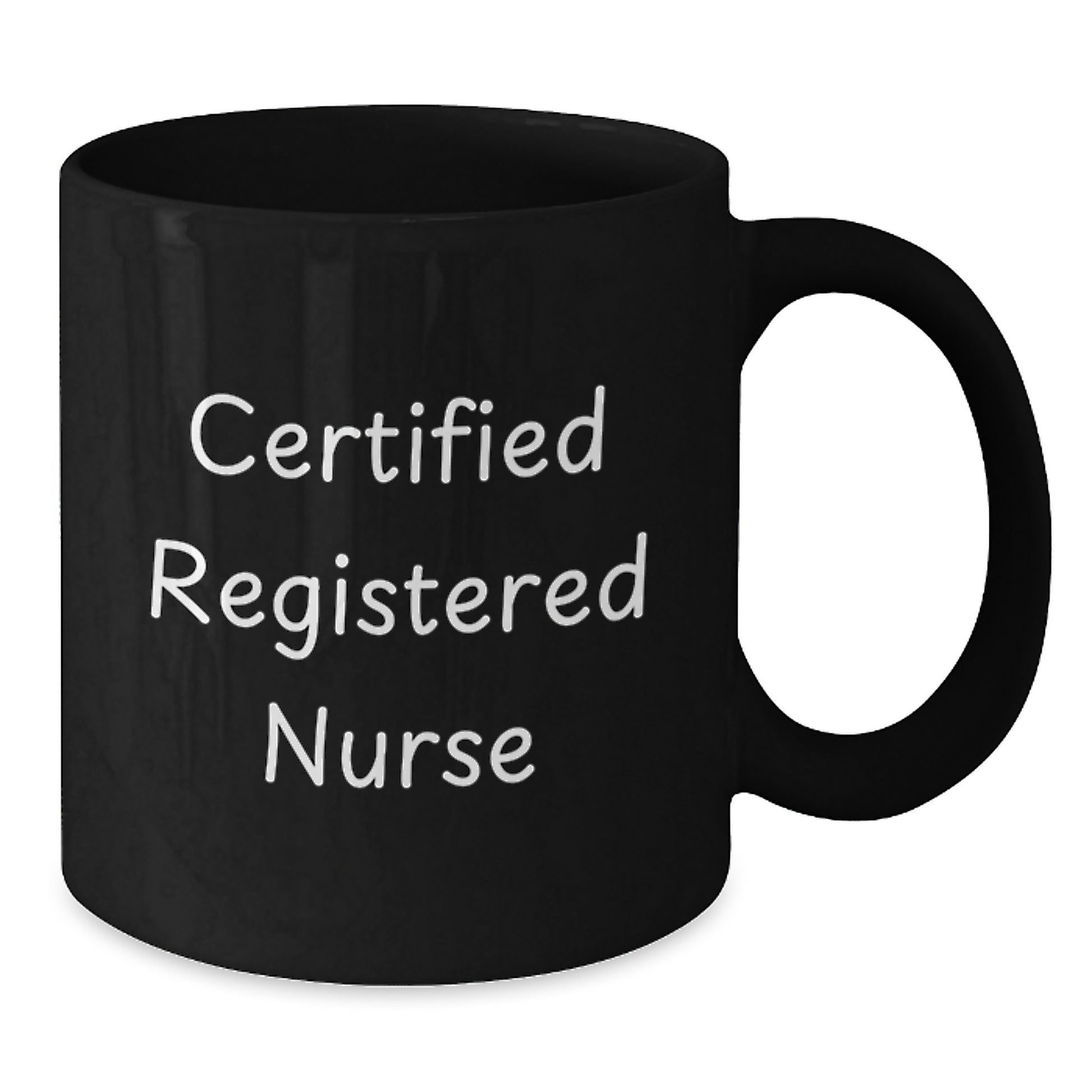 Funny Gifts from Friends, Coworkers, or Family for Registered Nurse - Black Coffee Mug, Birthday Unique Gifts - Additional
