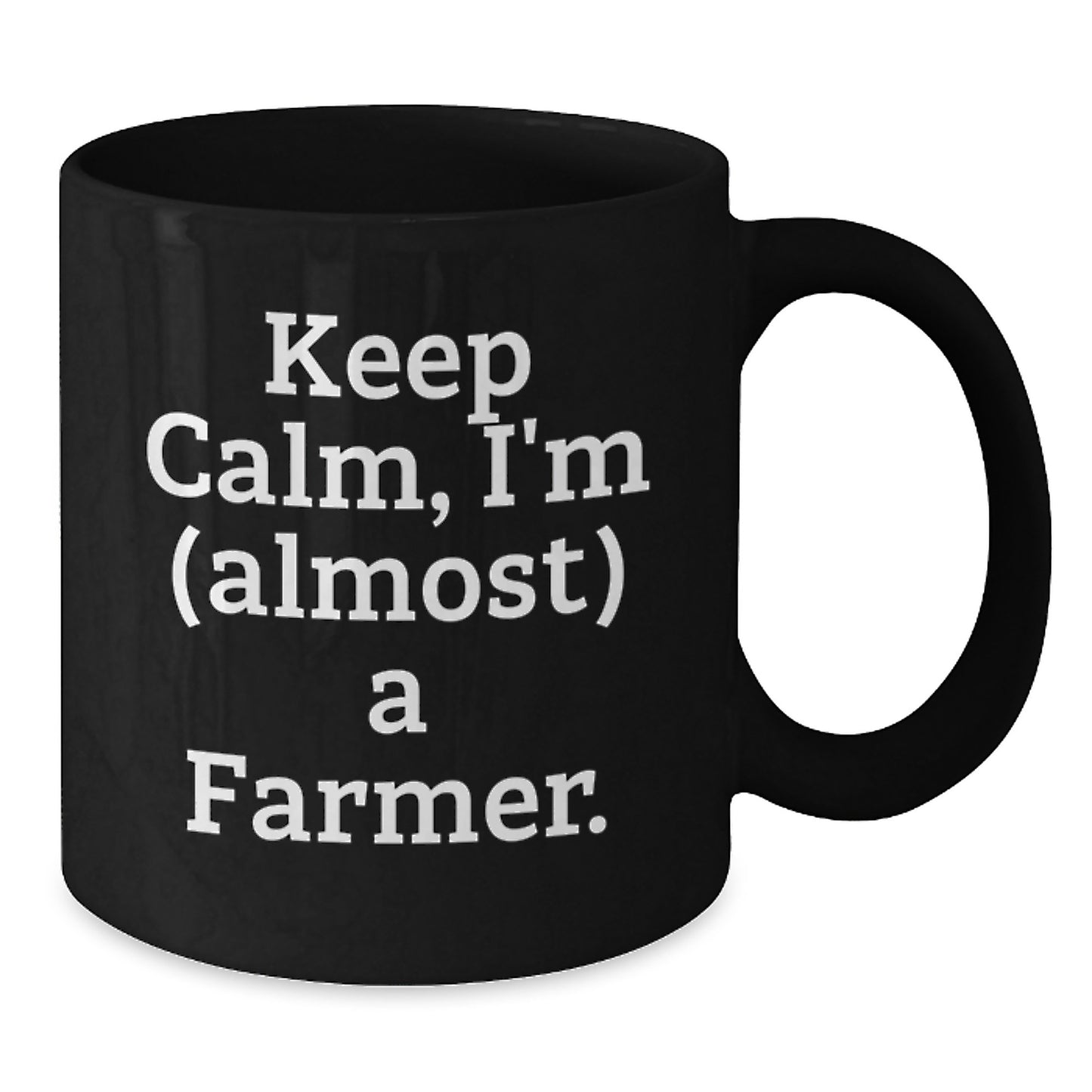 Funny Farmer Quotes Gifts for Men, Black Coffee Mug, Christmas Unique Presents from Friends or Family - Additional