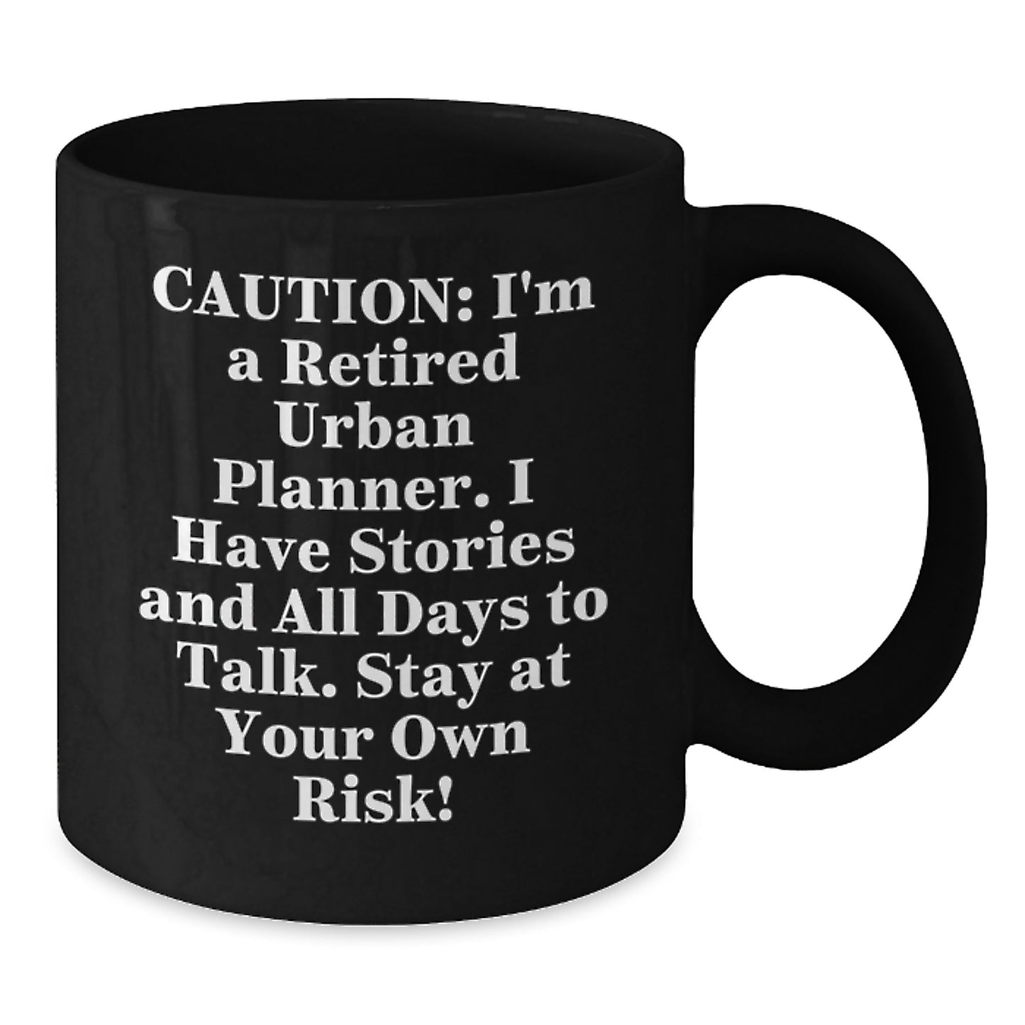 Urban Planner Gifts, Funny Quotes, Black Coffee Mug, Graduation Unique Gifts from Friends to Urban Planner - Additional