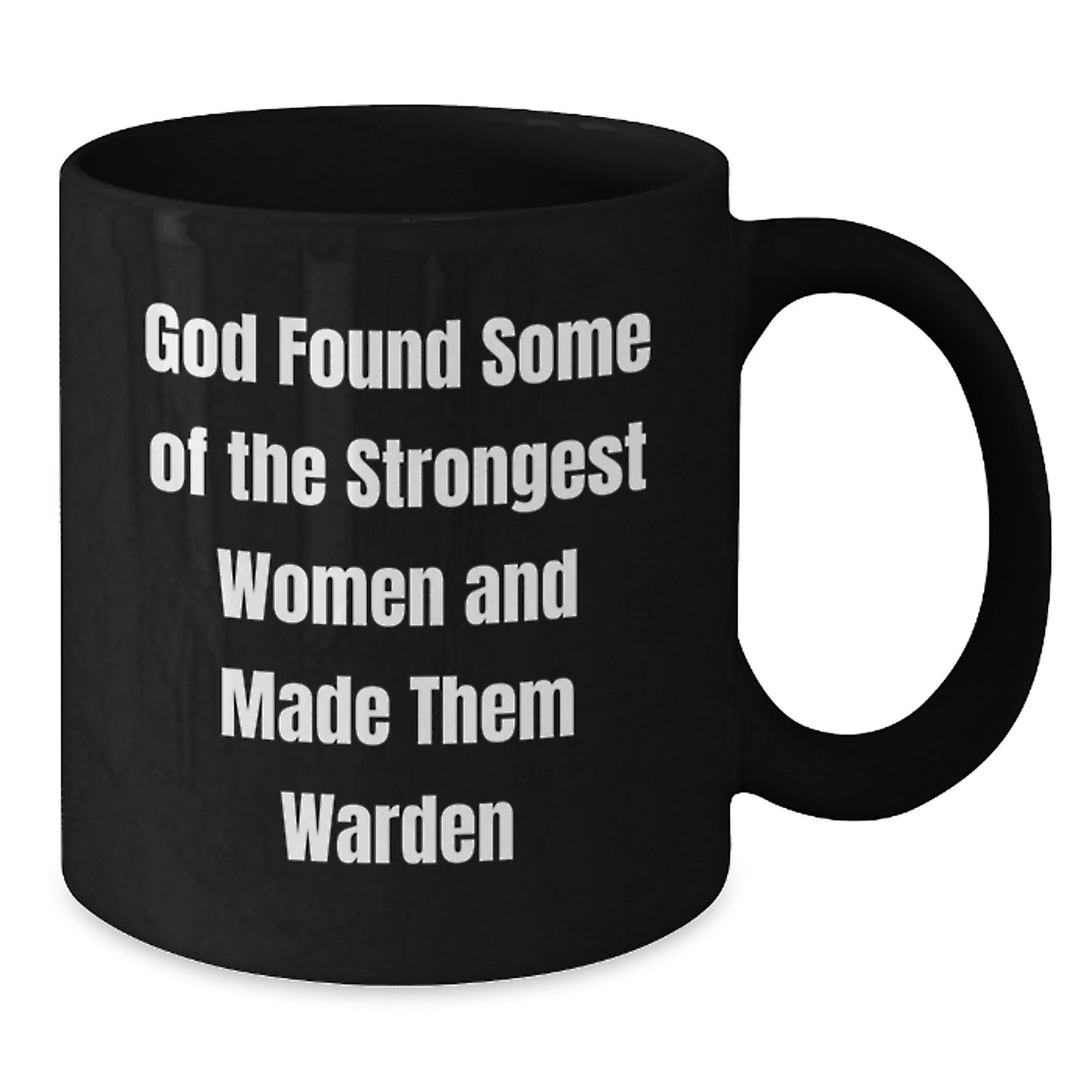 Warden Appreciation Gifts for Women, Funny Quote Black Coffee Mug, Inspirational Gifts from Women for Warden, Graduation Unique Gifts from Family, Friends, Coworkers - Additional