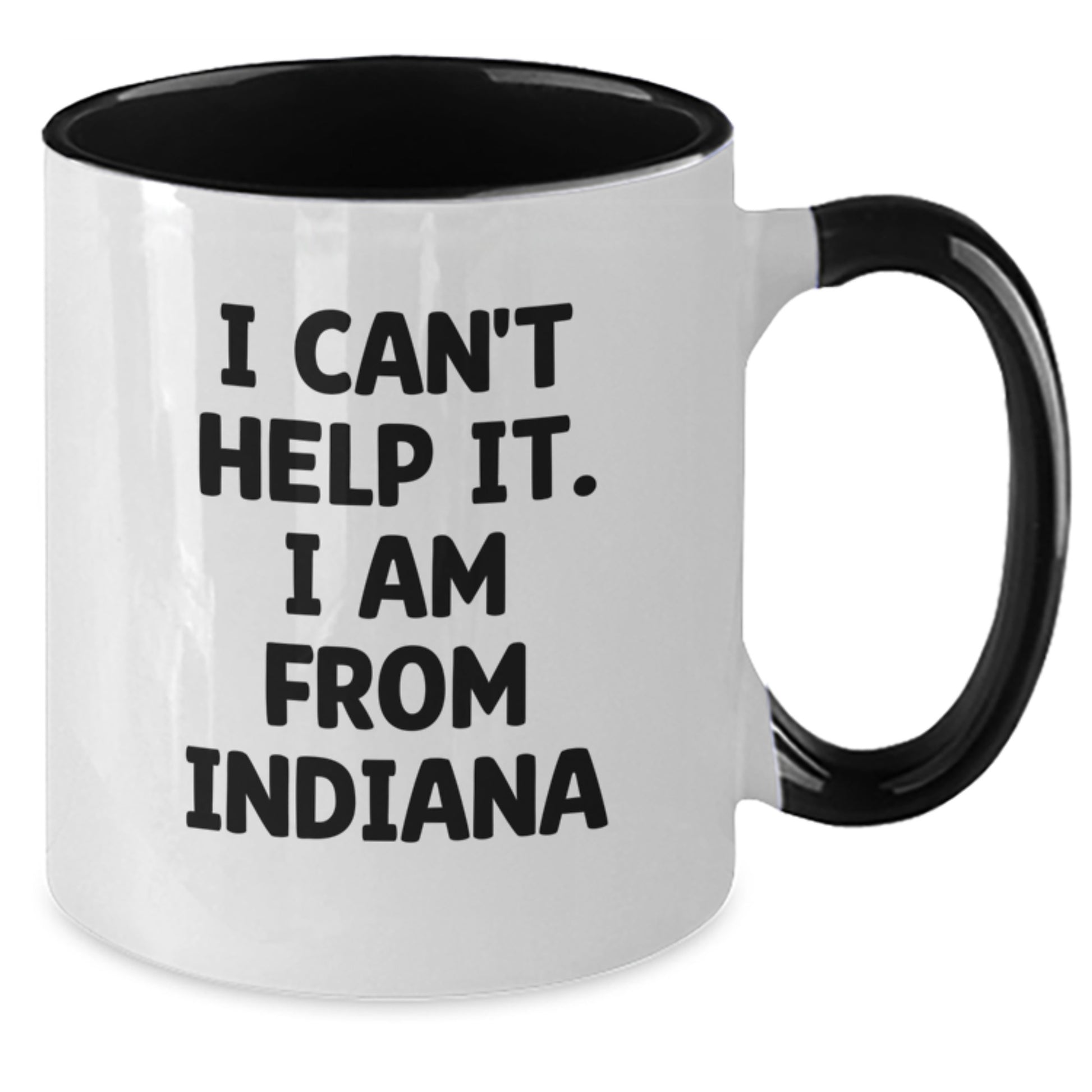 Indiana Proud Inspired Two Tone Coffee Mugs, Funny Quote Gifts from Friends to Family, Unique Graduation Mugs for Indiana Men and Women - Additional