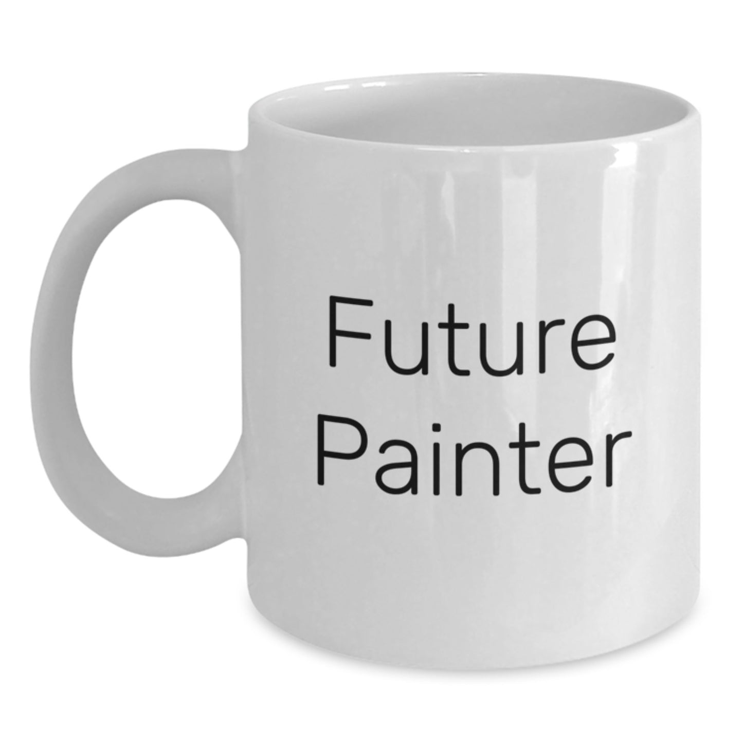 Funny Future Painter White Coffee Mugs Gifts for Painter Friends and Family - Gifts from Parents to Painter Son or Daughter - Unique Christmas Unique Gifts for Painter Lover - Main