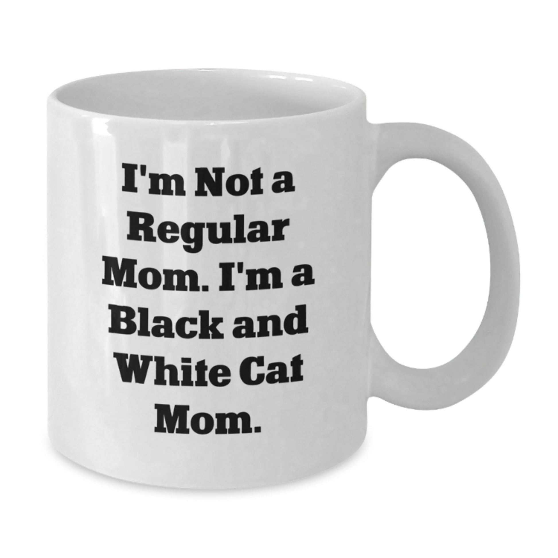 Funny Black and White Cat Mom Gifts from Mom to Black and White Cat Lovers for Graduation Unique Gifts - Additional
