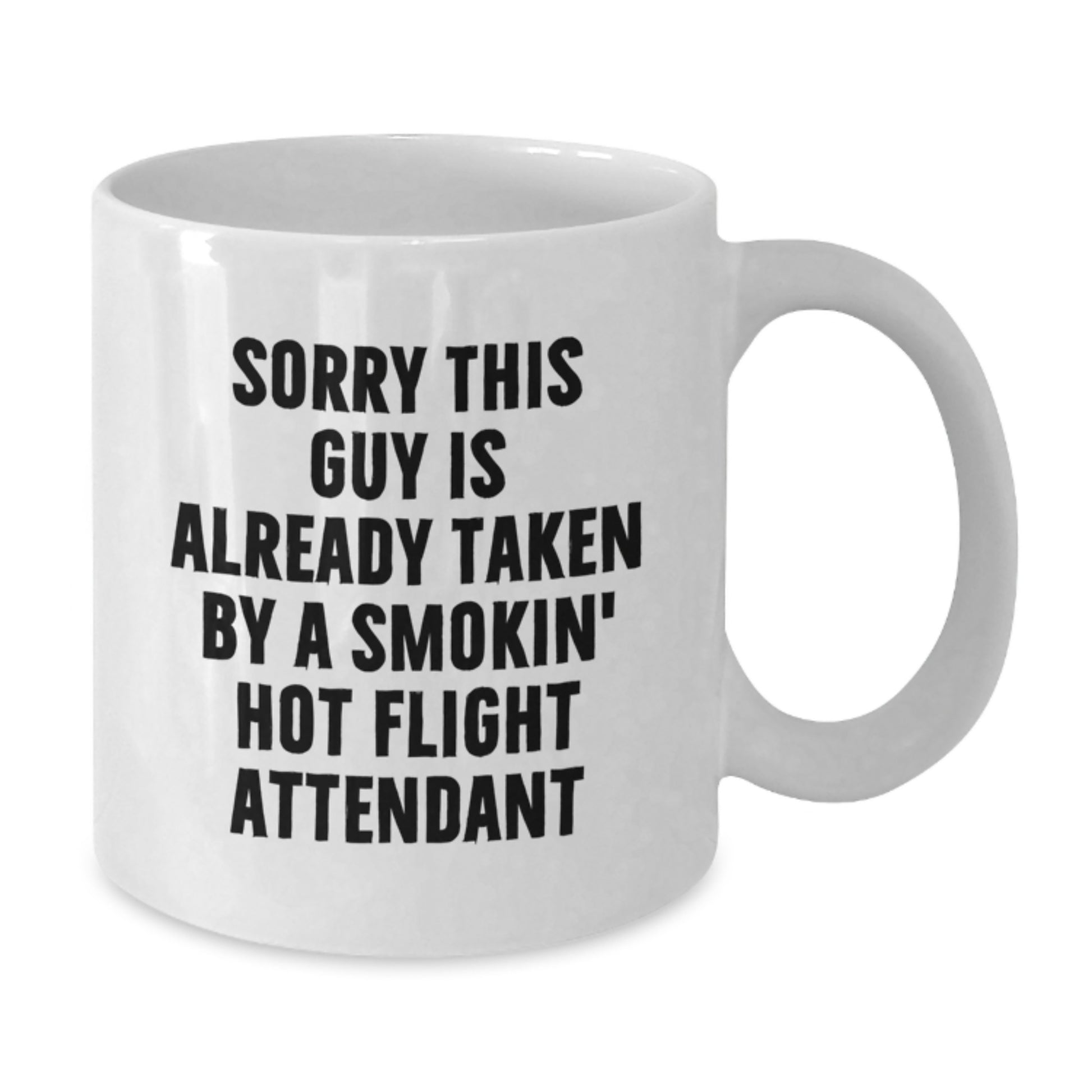Flight Attendant Gifts, White Coffee Mug, Funny Quote, Graduation Unique Gifts from Friends - Additional