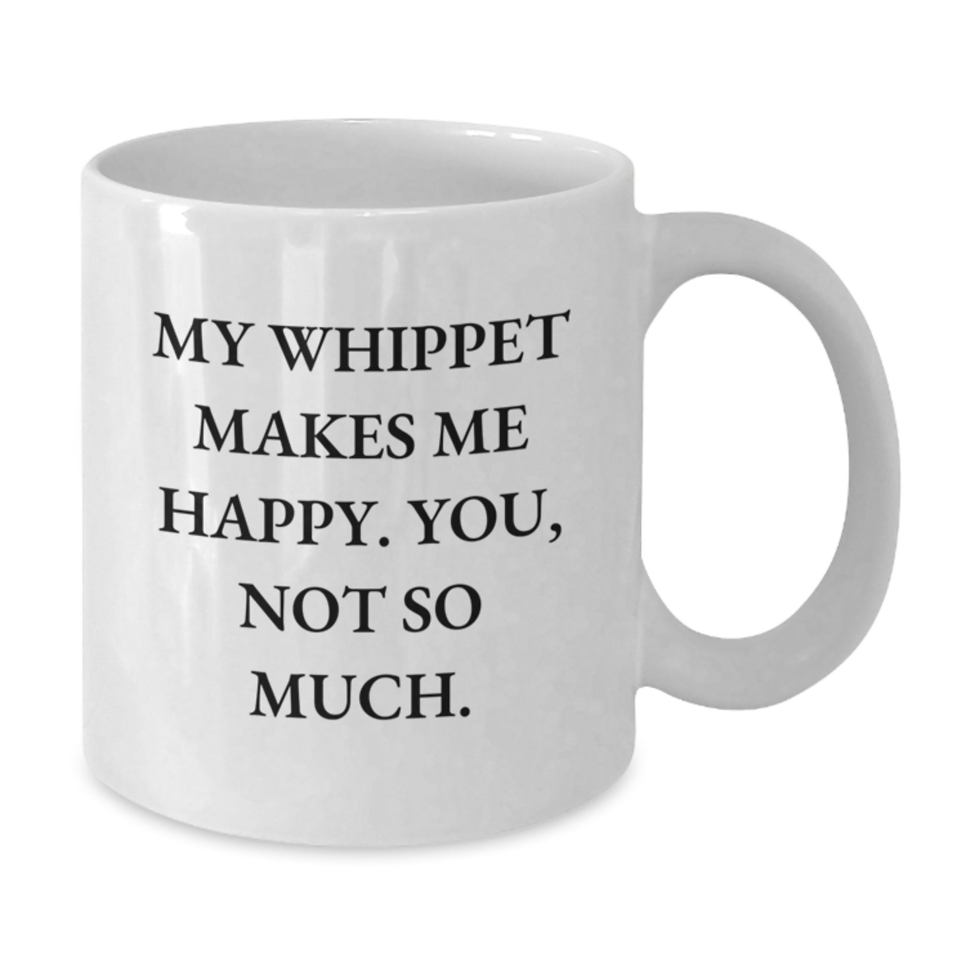Whippet Dog Lovers Funny Gifts from Men to Family for Graduation Unique White Coffee Mugs - Additional
