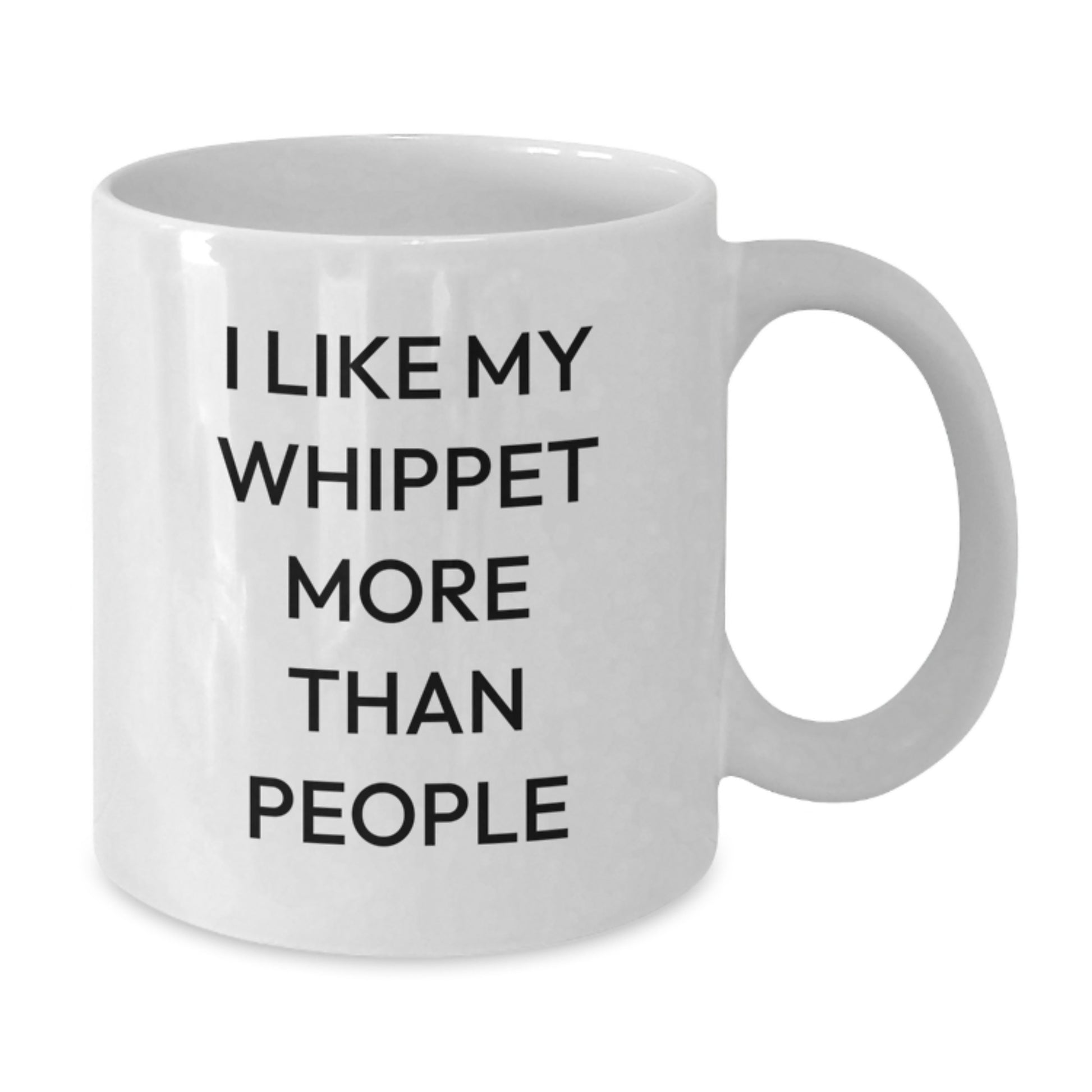 Whippet Dog Lover Gifts from Friends for Birthday Unique Mugs, Funny Quote Coffee Mug for Women, Men, Family, White Ceramic, Microwave Safe - Additional