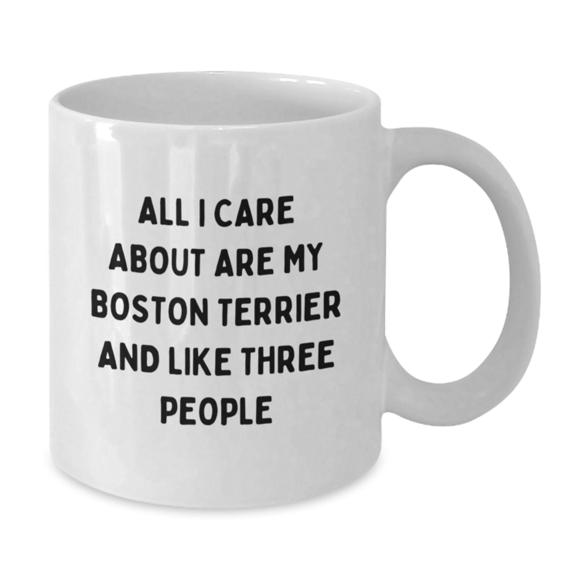 Boston Terrier Dog Lovers Funny White Coffee Mug Gifts from Friends, Family, or Coworkers for Birthday Unique Gifts - Additional