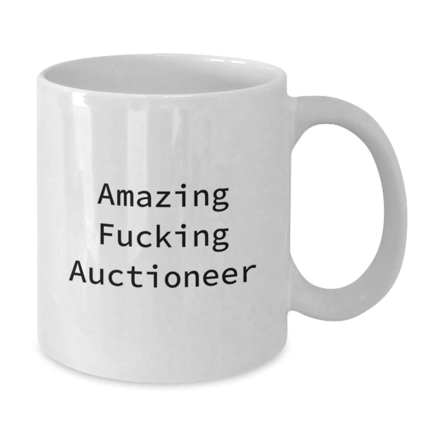 Gifts from Friends to Amazing Auctioneer Funny White Coffee Mugs for Christmas Unique Auctioneer Gifts 15oz or 11oz Ceramic Mugs for Auctioneer Enthusiasts - Additional