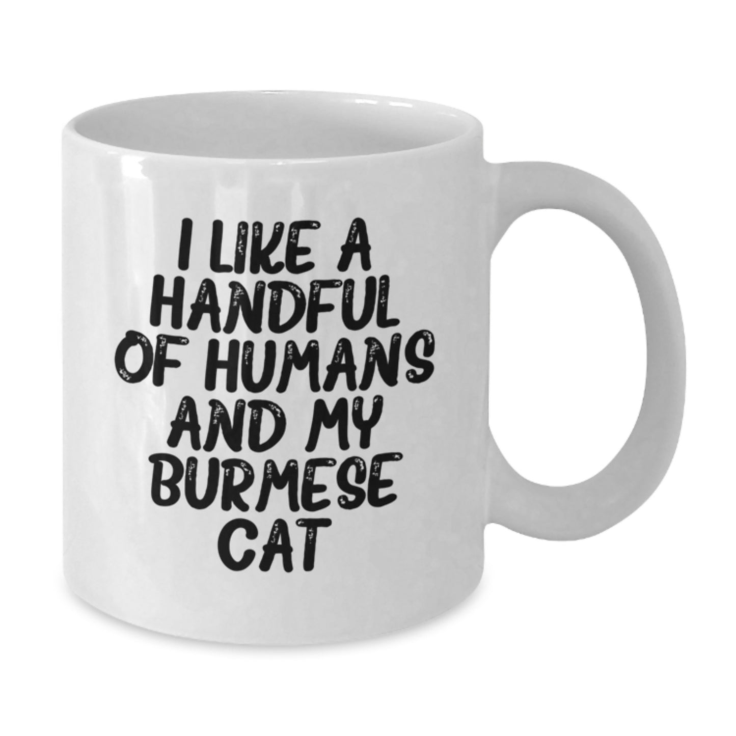 Funny Burmese Cat Lovers Gifts White Coffee Mug Unique Christmas Memorable Present for Him - Additional