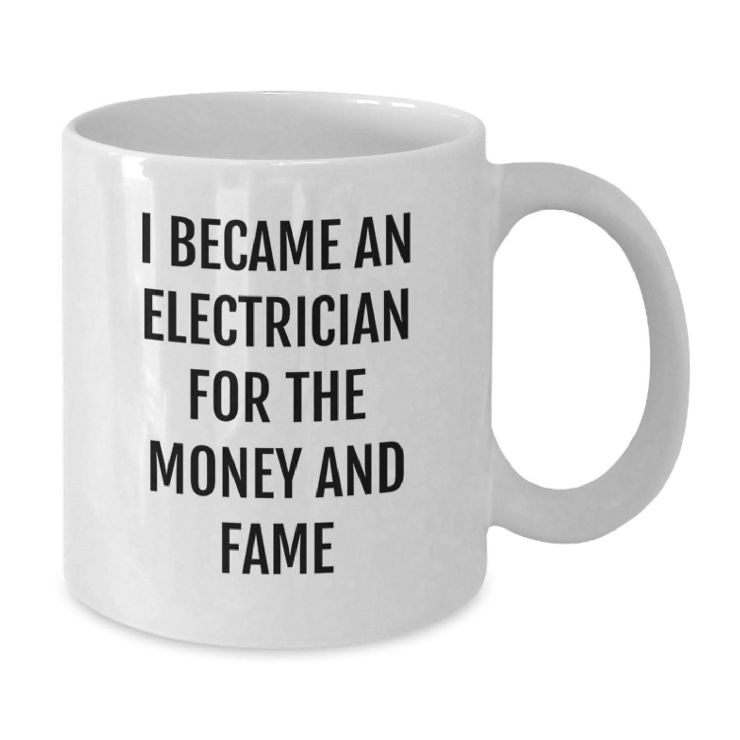 Funny Electrician Quote Gifts for Men from Friends, White Coffee Mug, Perfect for Electrician - Additional