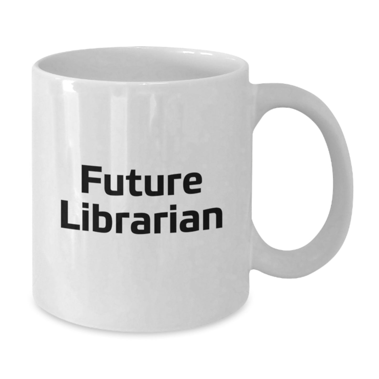 Funny Librarian Gifts from Friends, Christmas Unique Mug for Librarian, Inspirational Quote 'Future Librarian' on White Coffee Mug, Gifts for Librarian - Additional