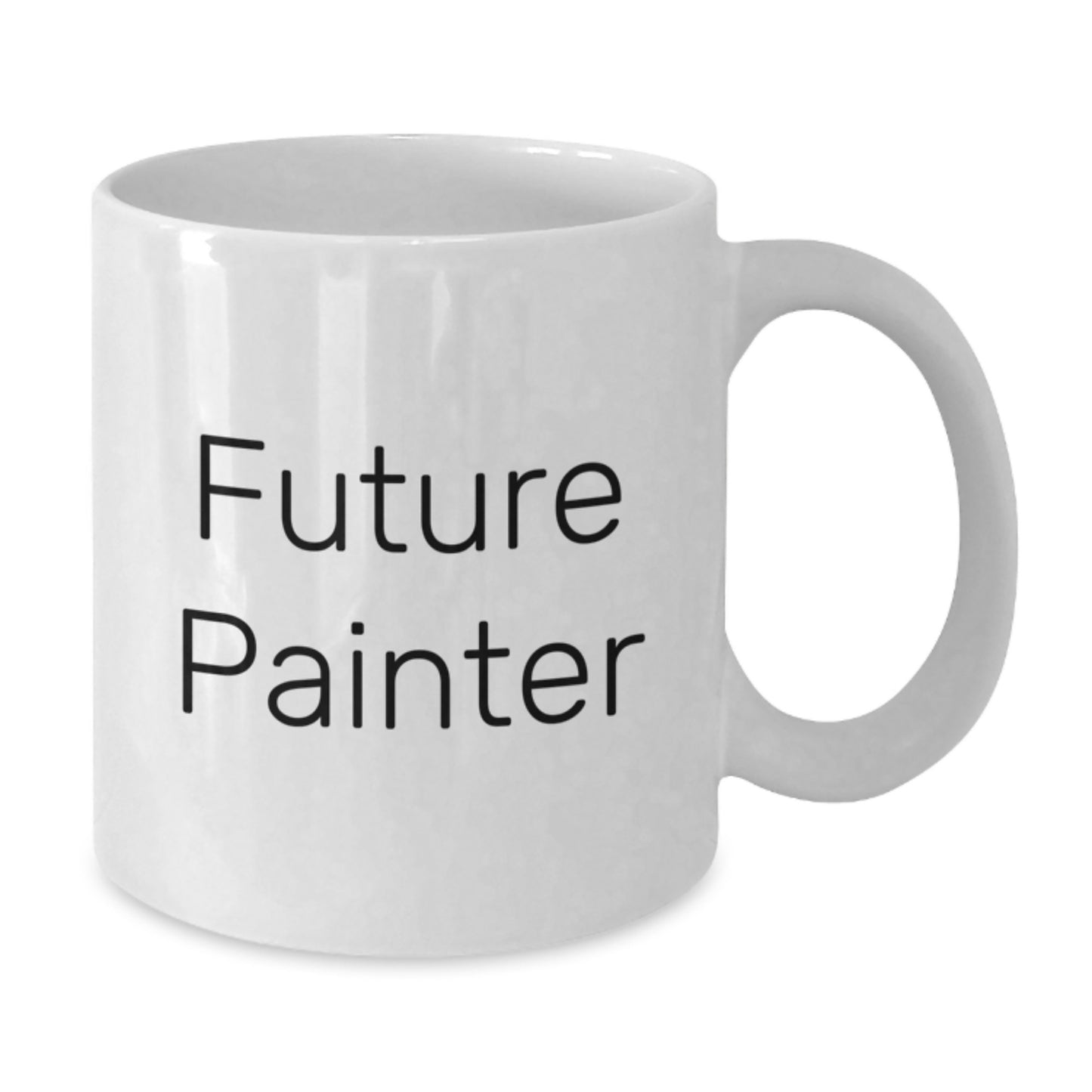 Funny Future Painter White Coffee Mugs Gifts for Painter Friends and Family - Gifts from Parents to Painter Son or Daughter - Unique Christmas Unique Gifts for Painter Lover - Additional