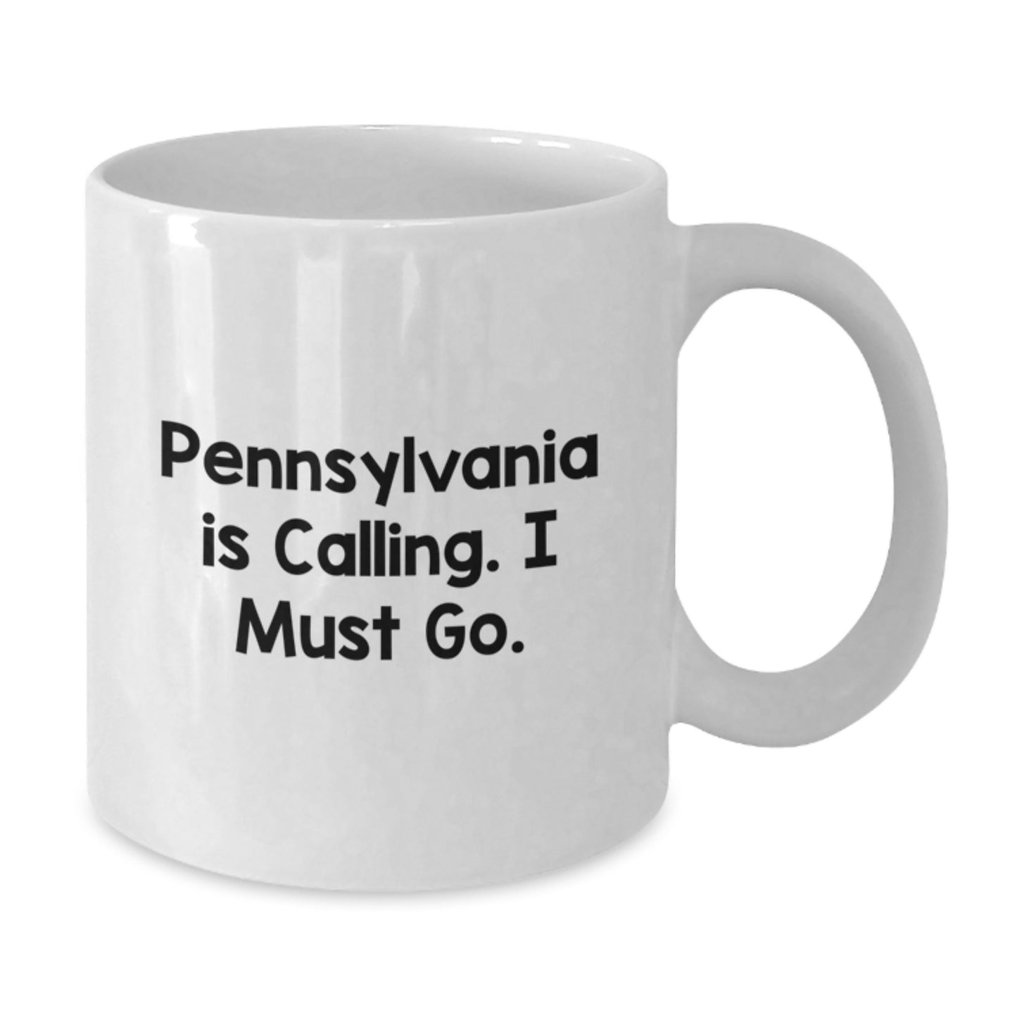 Pennsylvania Calling Gifts for Men Women Friends Coworkers Family - White Coffee Mug - Additional