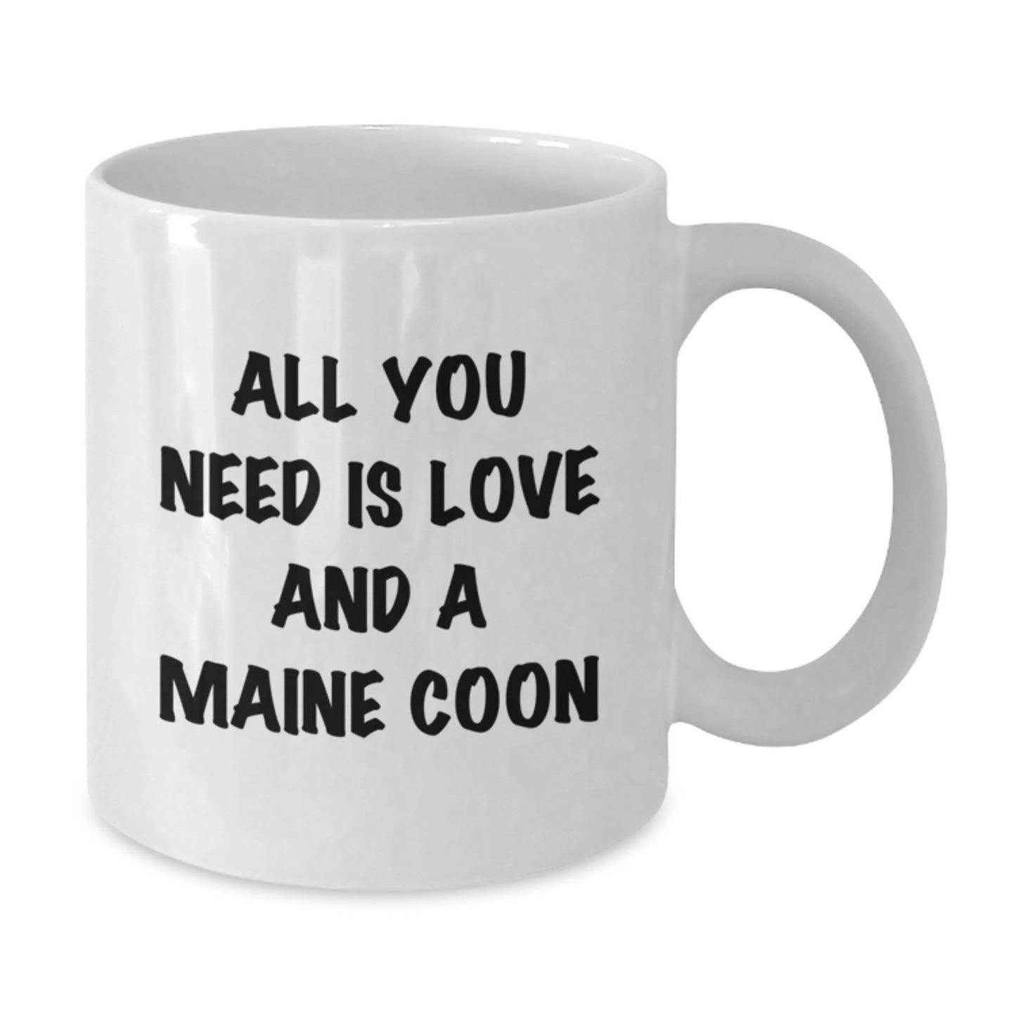 Maine Coon Cat Gifts, Funny Inspirational Quote, White Coffee Mug for Graduation, Gifts from Friends, Gifts for Maine Coon Cat Lovers - Additional