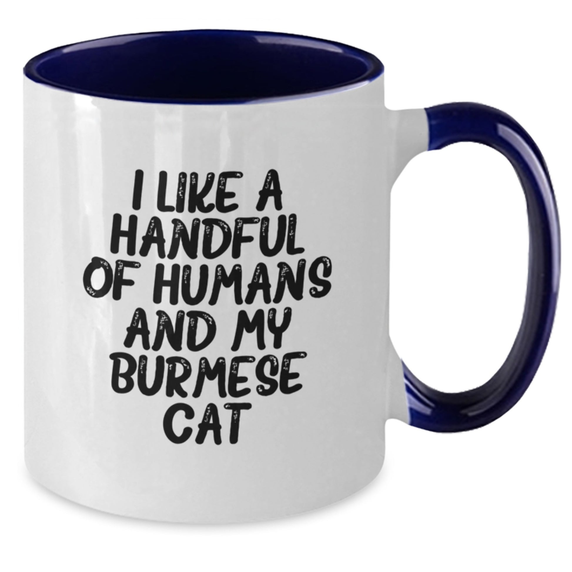Funny Burmese Cat Gifts from Men to Friends for Burmese Cat Lovers, Two Tone Coffee Mug, Christmas Unique Gifts - Additional