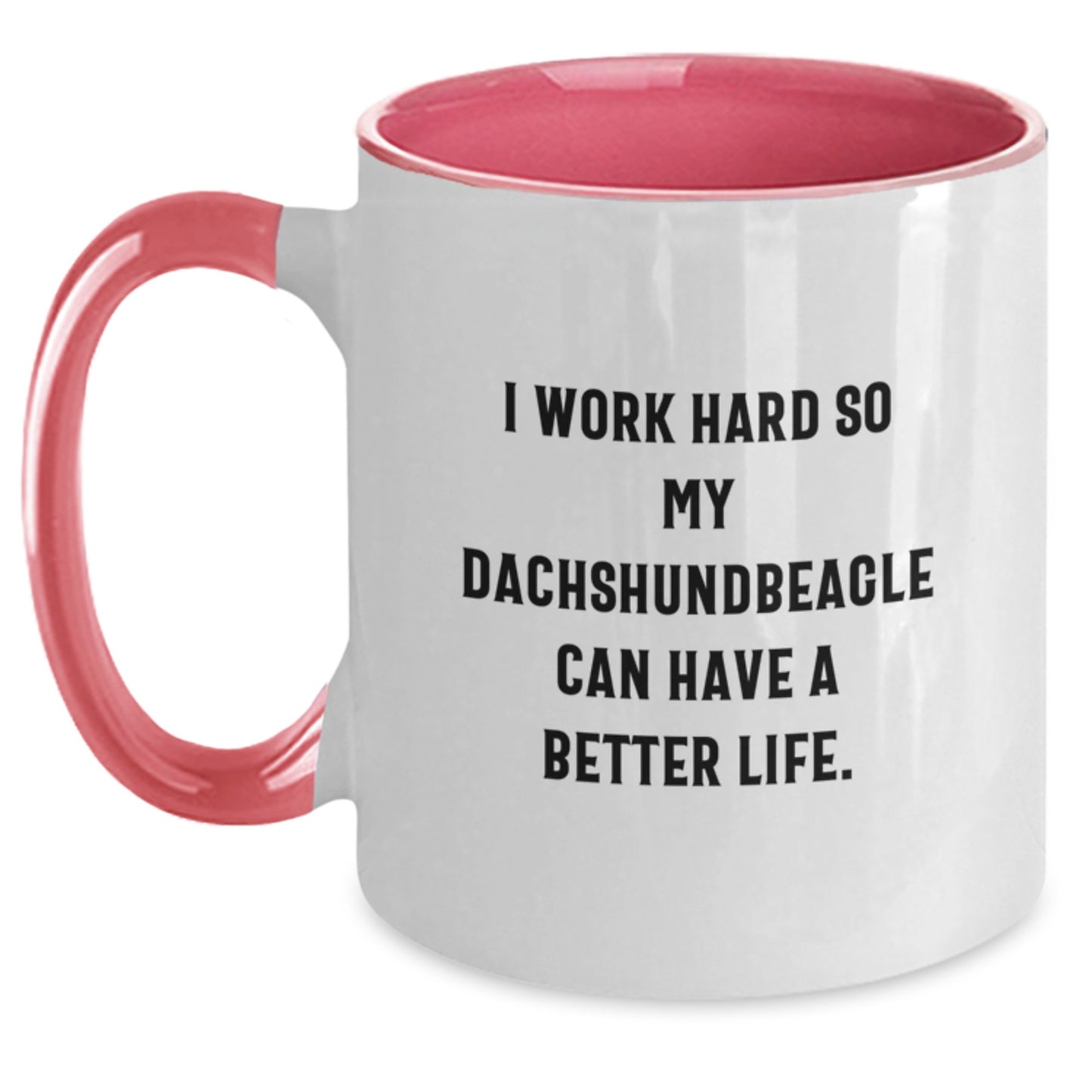 Funny Dachshund Dog Gifts for Men from Friends, Inspirational Coffee Mug for Dachshundbeagle Owners, Graduation Unique Gifts - Main