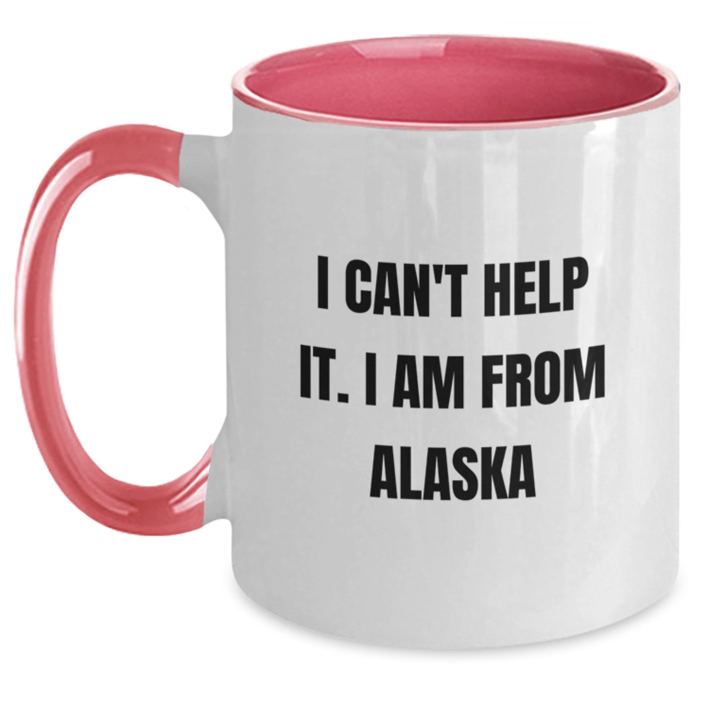 Funny Alaska Quote Two Tone Coffee Mug, Gifts from Friends for Alaska Men, Unique Graduation Gifts for Him - Main