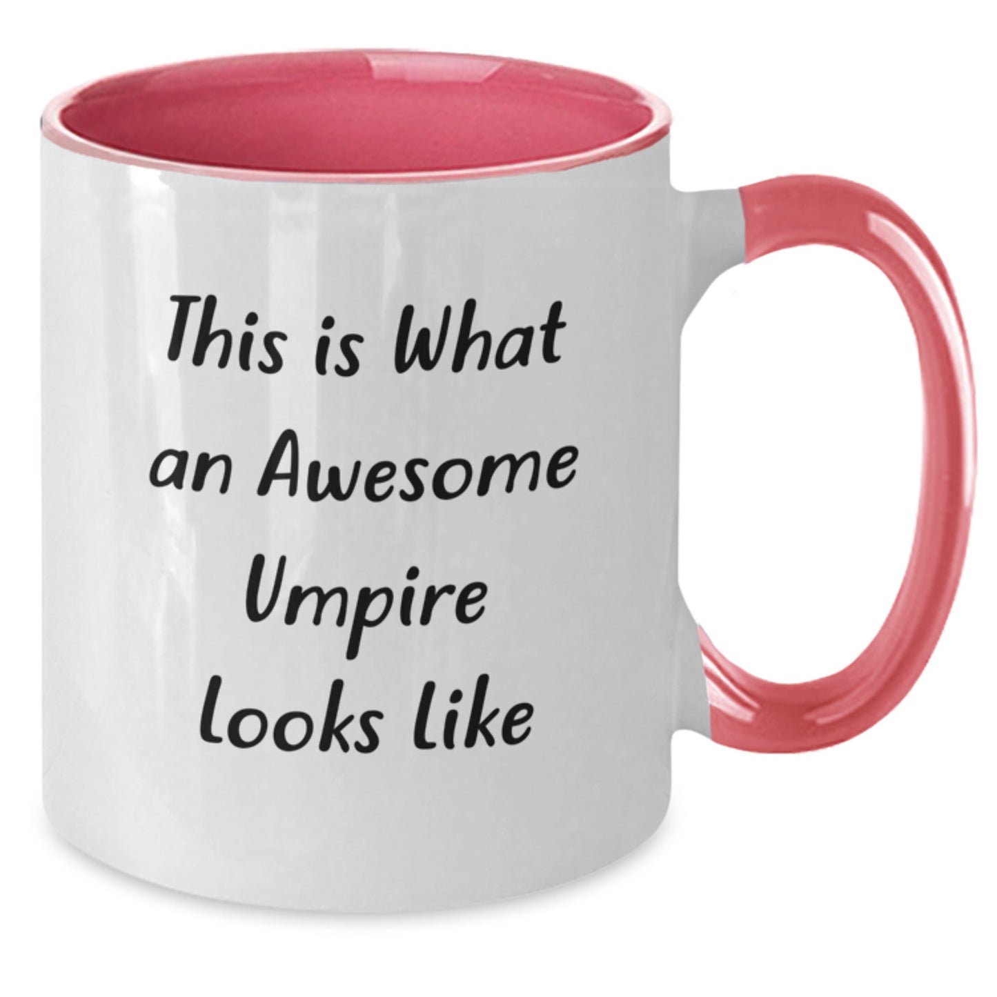 Umpire Gifts from Friends, Funny Two Tone Coffee Mug for Umpire, This Is What An Awesome Umpire Looks Like Birthday Unique Gifts for Men - Additional
