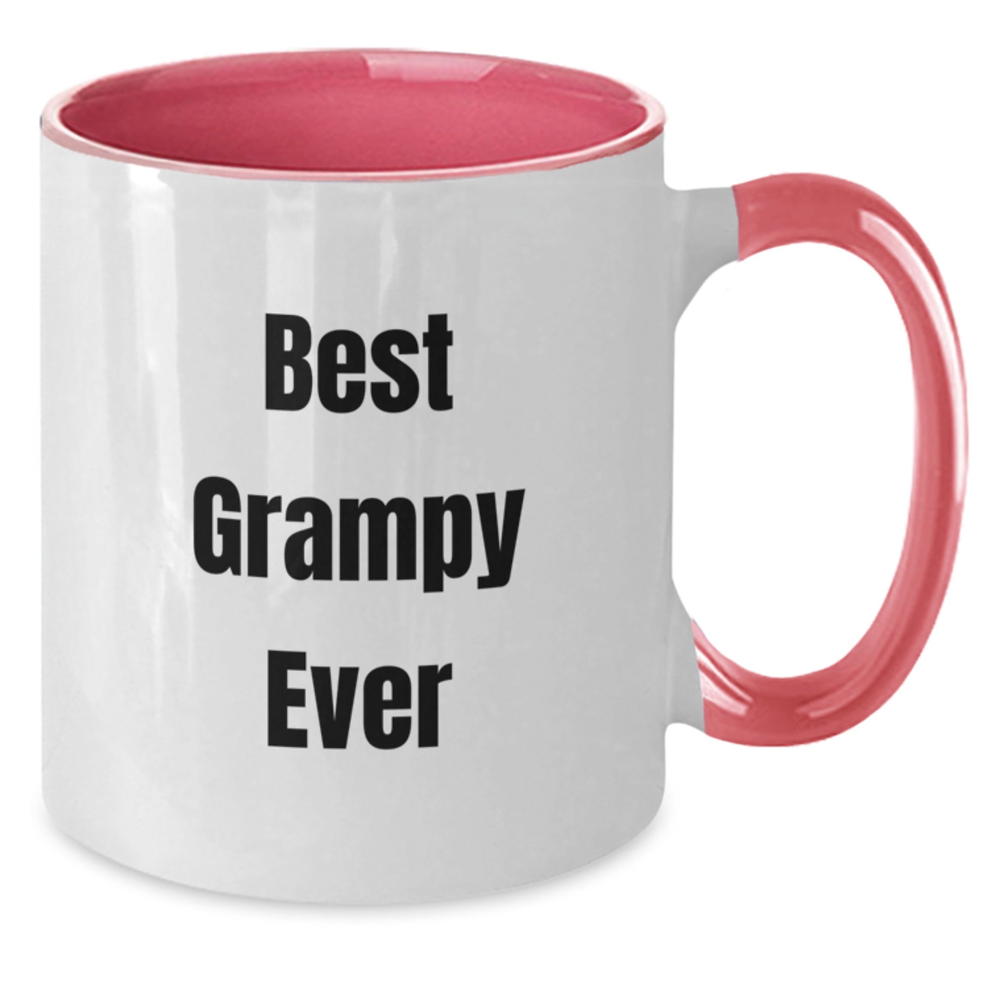 Funny Grampy Gifts from Men to Grampy, Best Grampy Ever Quote Two Tone Coffee Mug, Christmas Unique Presents for Grandpa - Additional