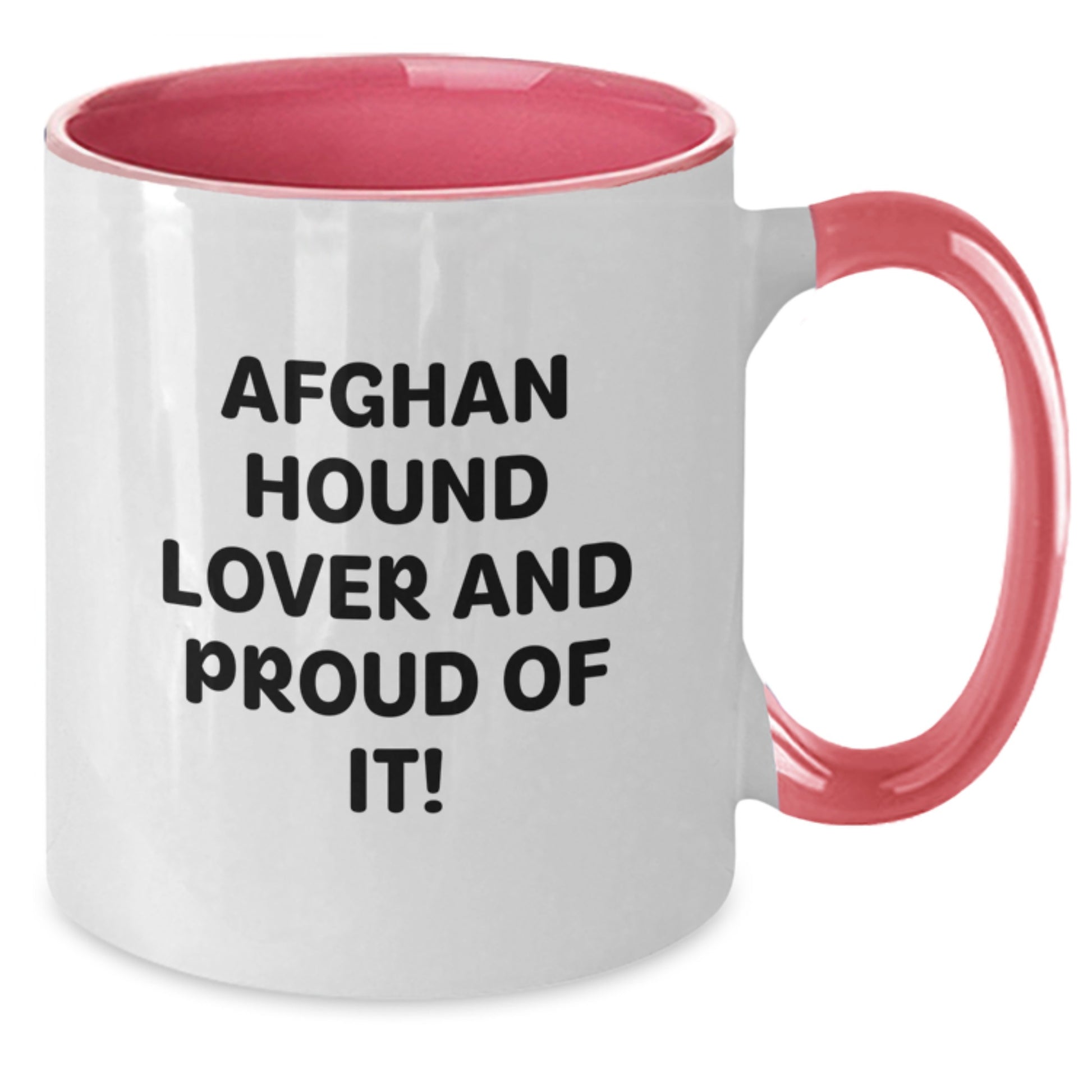 Funny Afghan Hound Dog Lover Gifts from Friends, Birthday Unique Afghan Hound Dog Mug, Two Tone Coffee Mug for Afghan Hound Dog Enthusiasts, Gift for Afghan Hound Dog Owners - Additional