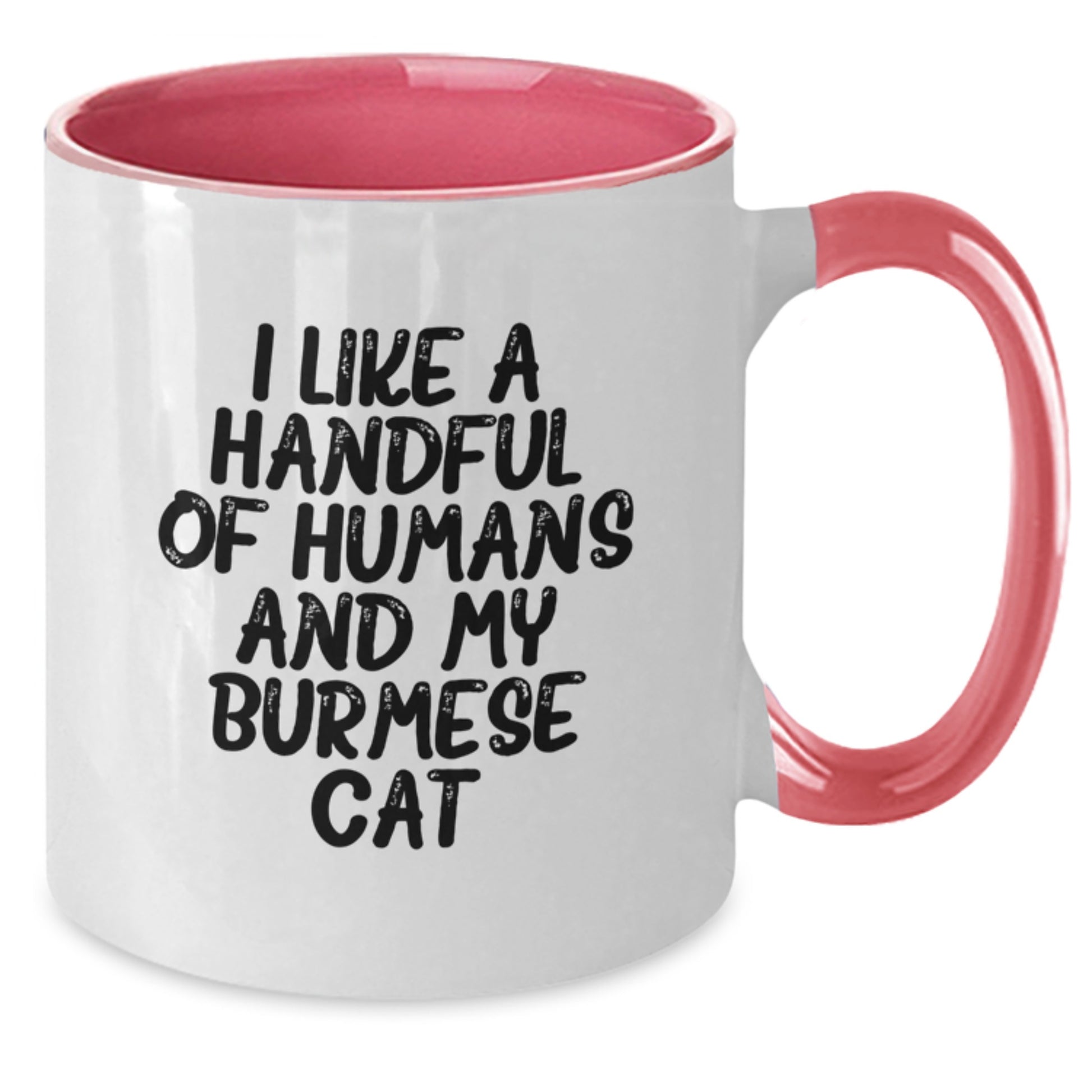 Funny Burmese Cat Gifts from Men to Friends for Burmese Cat Lovers, Two Tone Coffee Mug, Christmas Unique Gifts - Additional