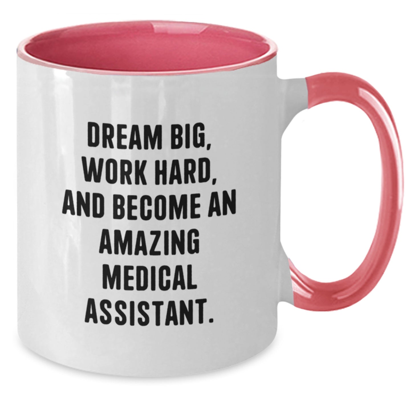 Funny Medical Assistant Gifts from Friends - Gifts for Medical Assistant Men and Women - Two Tone Coffee Mug with Inspirational Quote - Christmas Unique Ideas - Additional