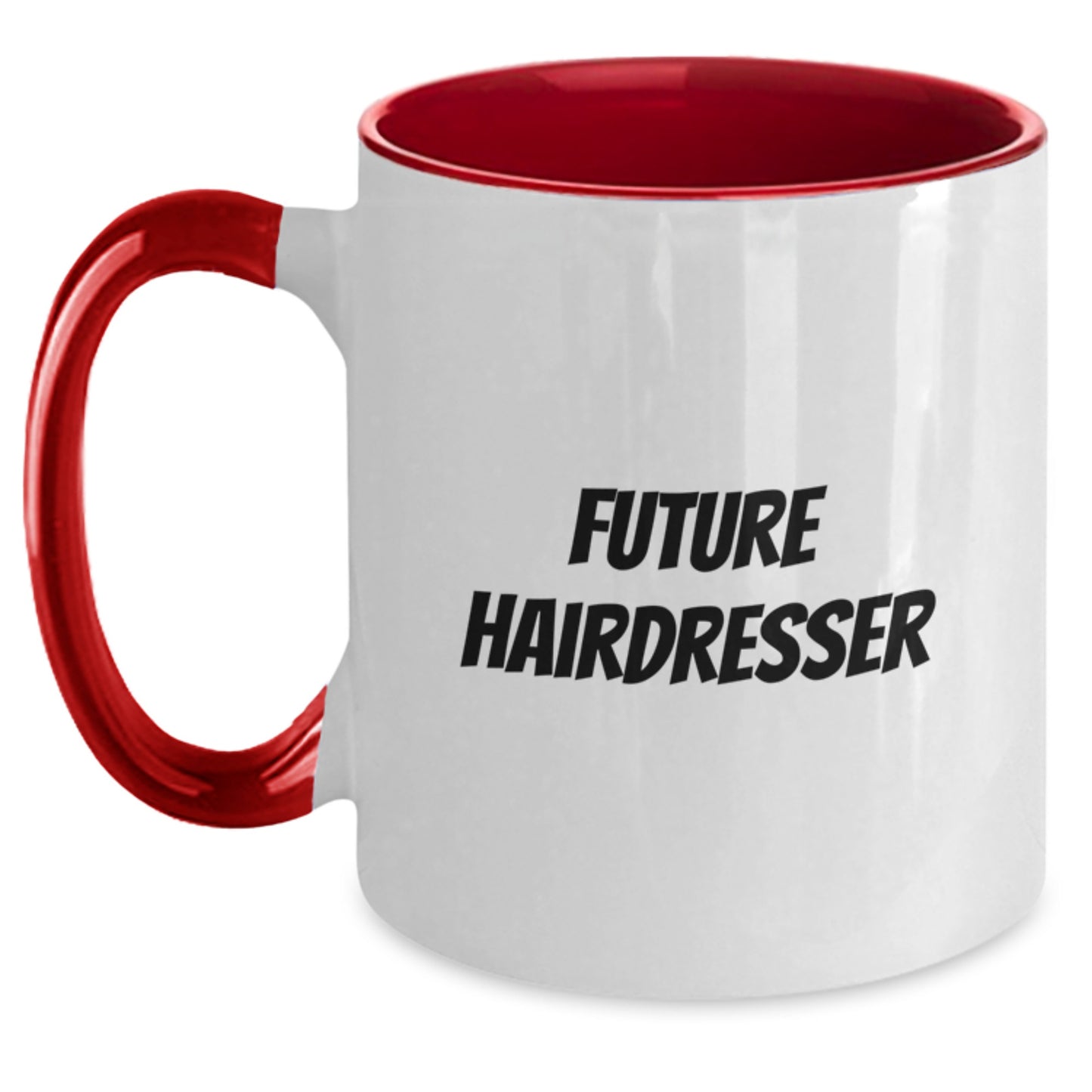 Funny Future Hairdresser Graduation Gifts from Friends to Hairdresser Two Tone Coffee Mug - Main