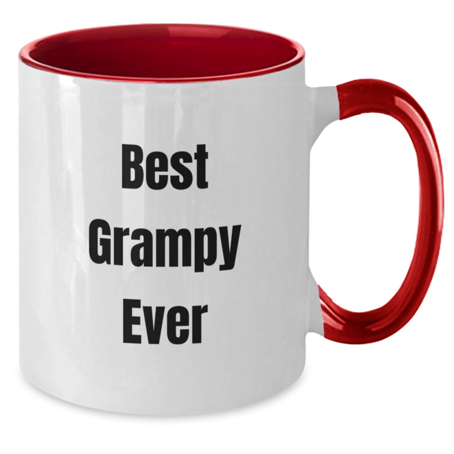Funny Grampy Gifts from Men to Grampy, Best Grampy Ever Quote Two Tone Coffee Mug, Christmas Unique Presents for Grandpa - Additional