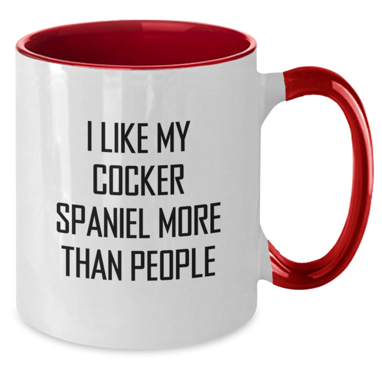 Cocker Spaniel Dog Gifts, Funny Quote Mug, Gifts from Family, Gifts for Cocker Spaniel Dog Lovers on Birthday, Two Tone Coffee Mug for Men, Women, Friends - Additional