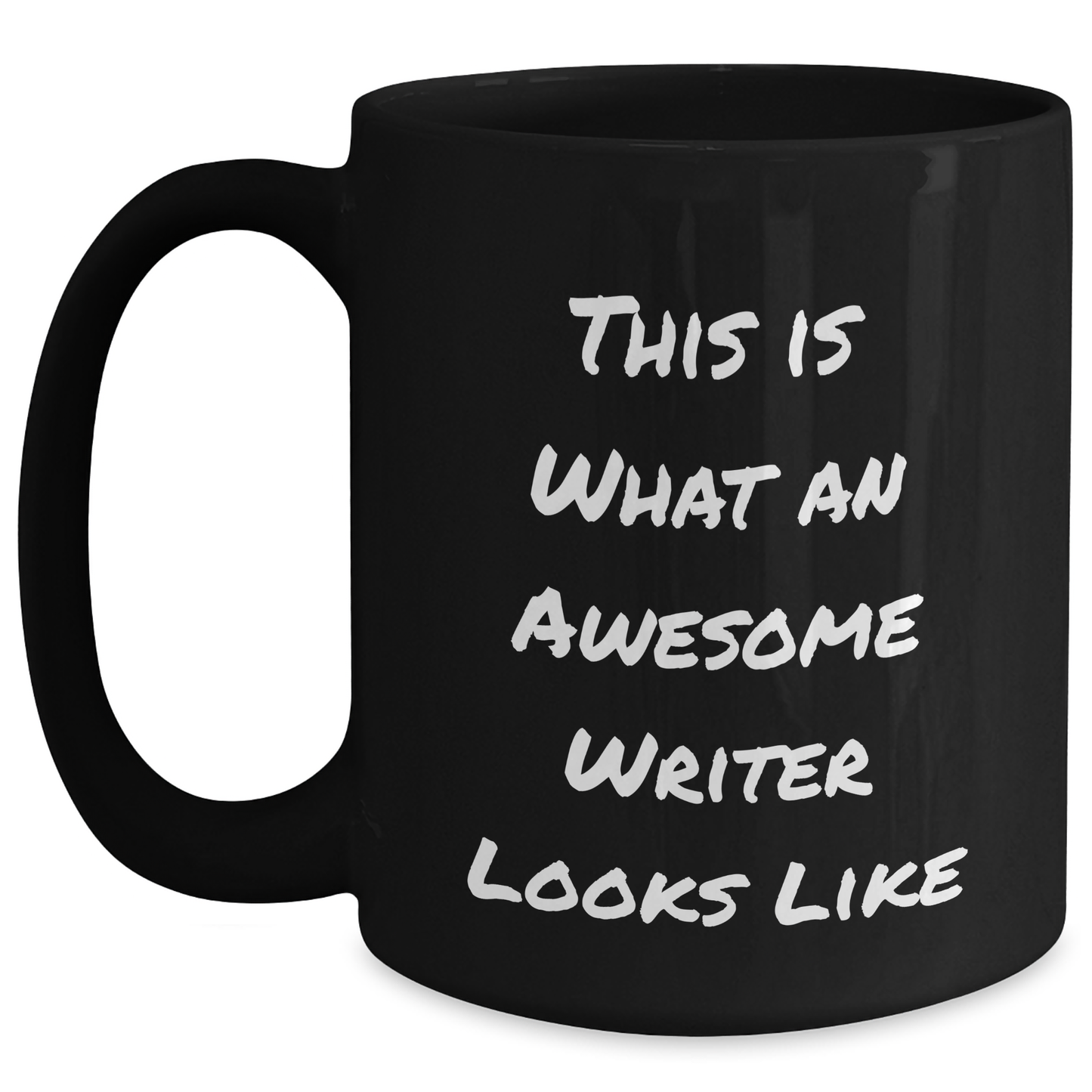 Writer Gifts, Funny Quote Black Coffee Mug, Graduation Unique Gifts from Friends, Gifts for Writer - Main