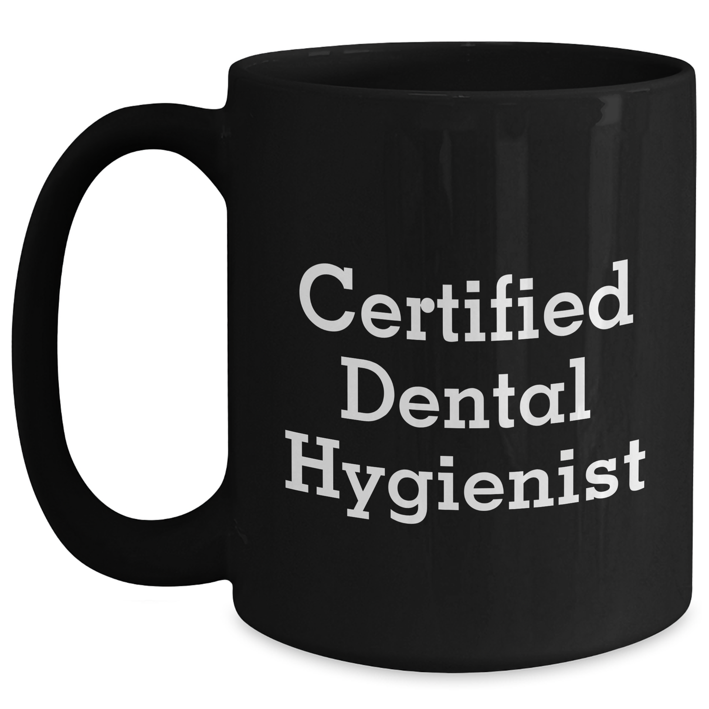Funny Certified Dental Hygienist Graduation Gifts for Friends and Family, Black Coffee Mug, 'You're the Root of All Success' - Main
