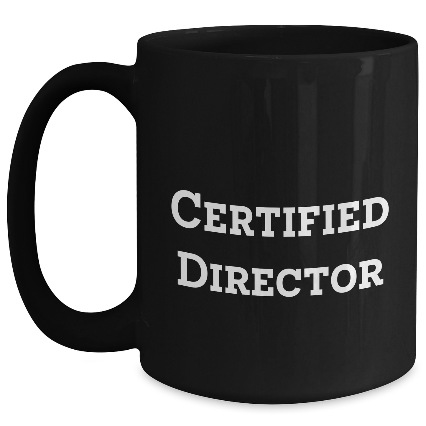 Funny 'You're the Director of My Heart' Black Coffee Mug Gifts for Directors from Friends - Main