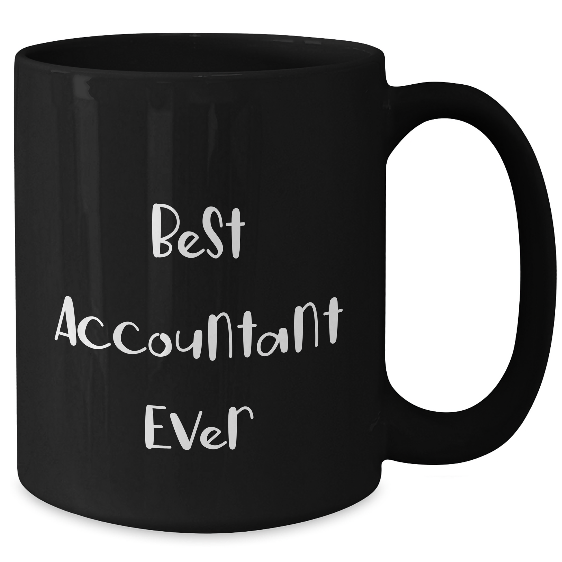 Funny Accountant Gifts from Friends - 'Best Accountant Ever' Black Coffee Mug for Graduation - Additional