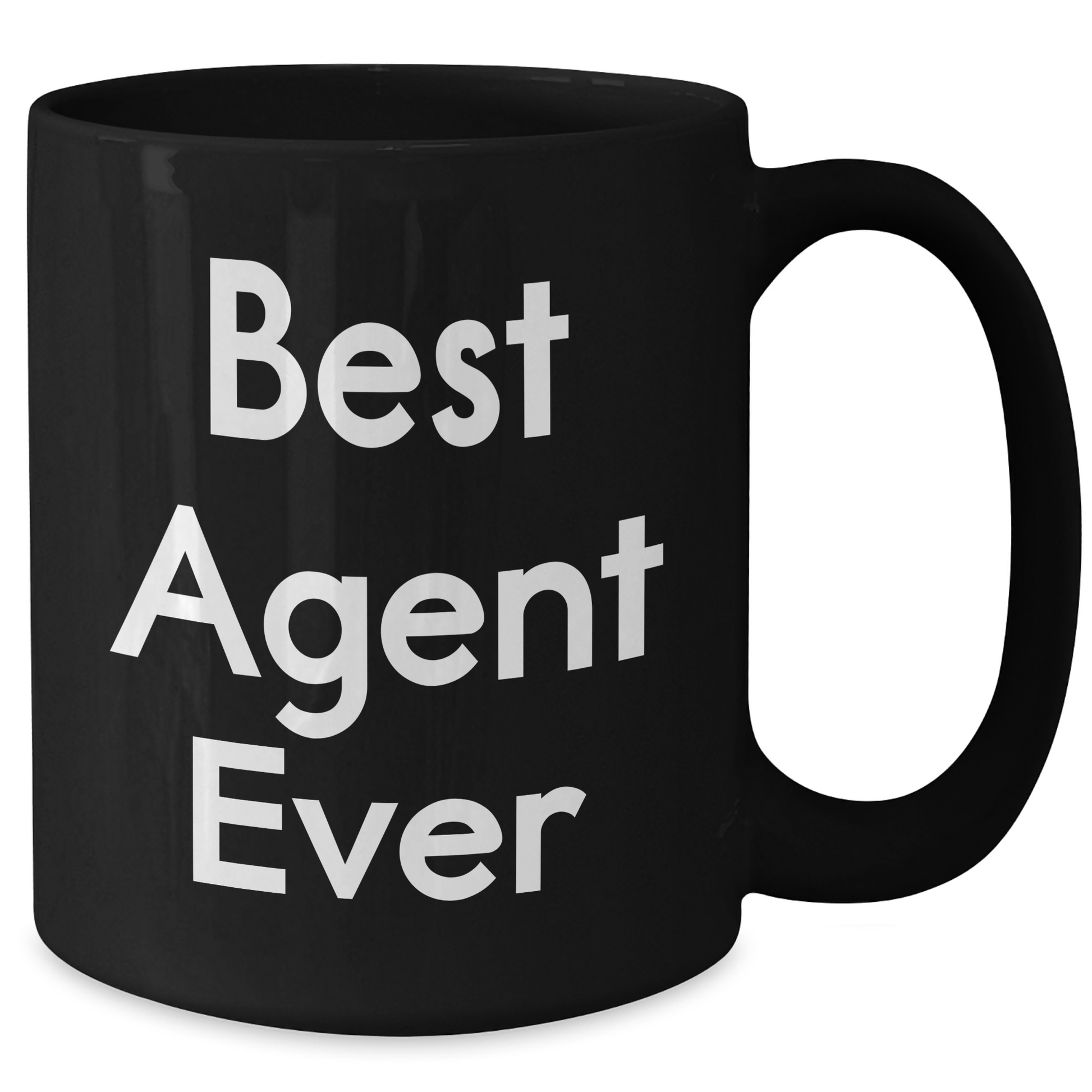 Funny Agent Gifts, Best Agent Ever Quote, Black Coffee Mug, Graduation Unique Gifts from Family, Gifts for Agent, Men, Women, Friends, Coworkers, Family - Additional