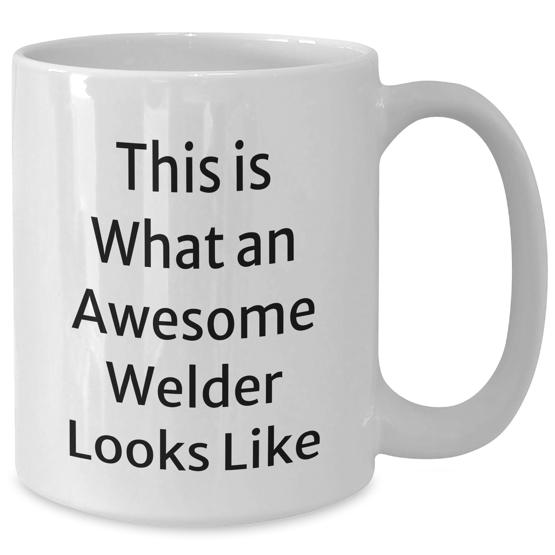 Funny Welder Gifts for Him or Her, White Coffee Mug with Quote 'This Is What An Awesome Welder Looks Like' for Graduation, Gifts from Family or Friends to Welder Man or Woman - Additional