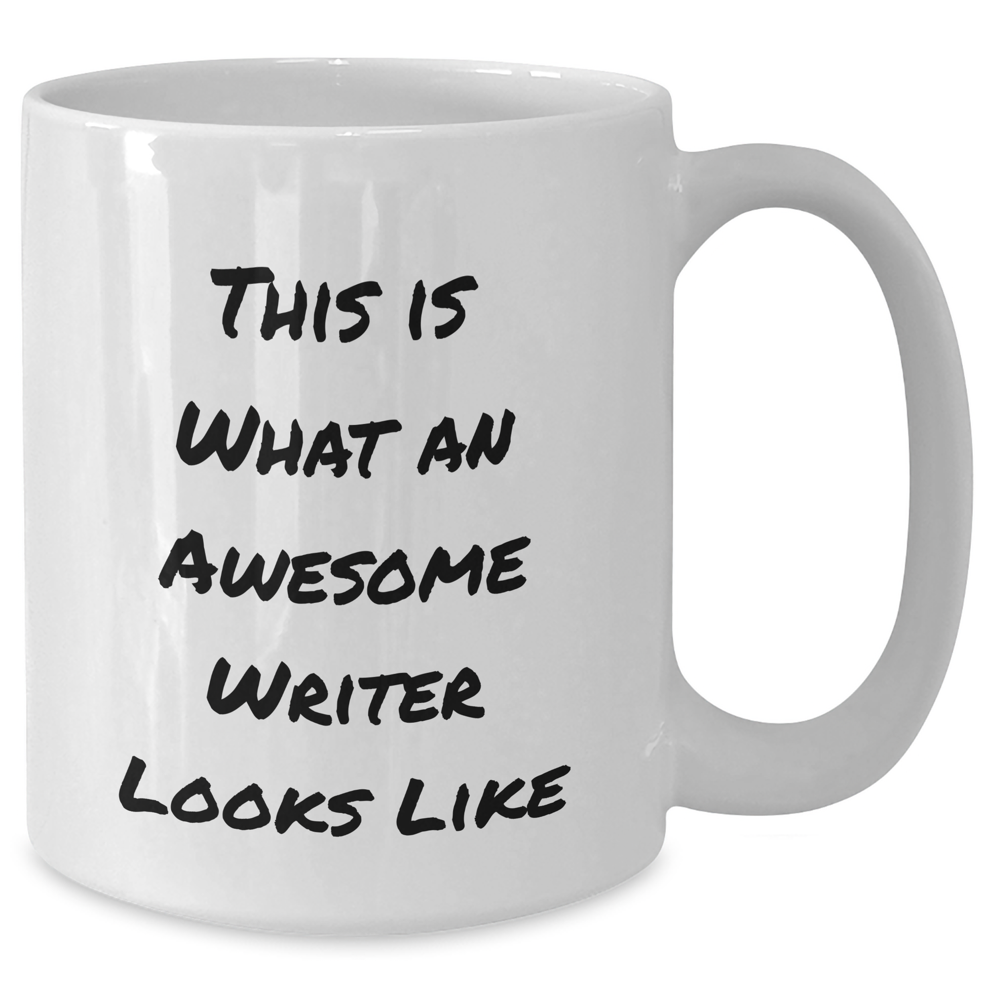 Writer Humor Gifts from Friends for Awesome Writer Graduation White Coffee Mug, Funny Quote - Additional