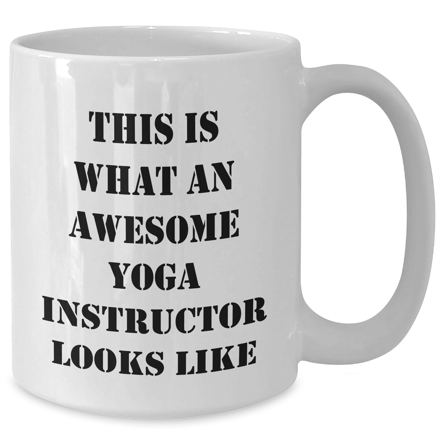 Funny Yoga Instructor Gifts from Friends, Gifts for Yoga Instructors, White Coffee Mug for Graduation - Additional