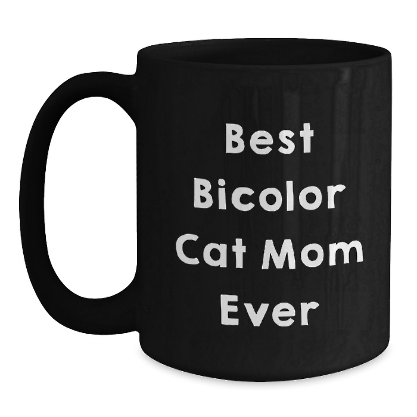 Funny Bicolor Cat Mom Gift from Friends for Birthday Unique - Main