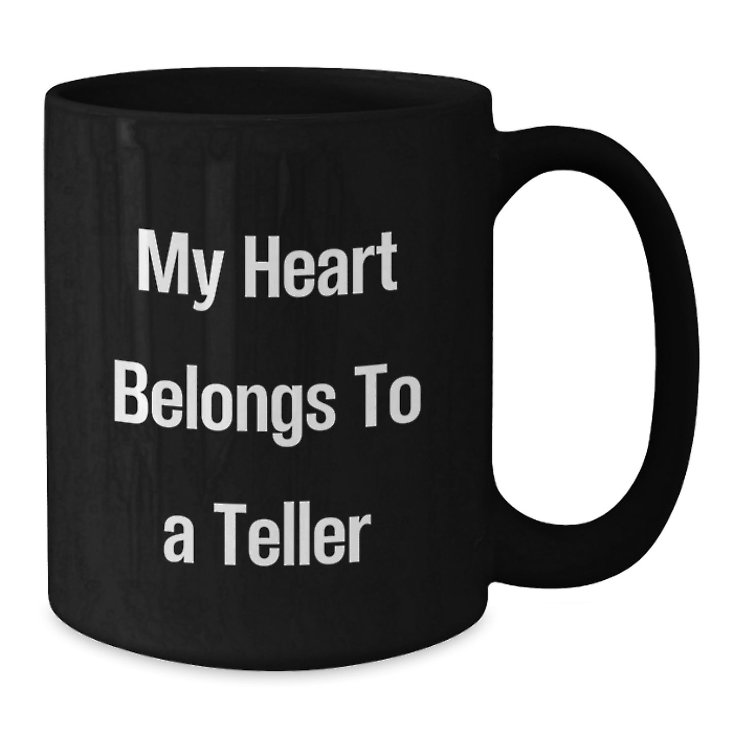 Funny Teller Lover Christmas Black Coffee Mugs Gifts from Friends for Teller Enthusiasts - Additional