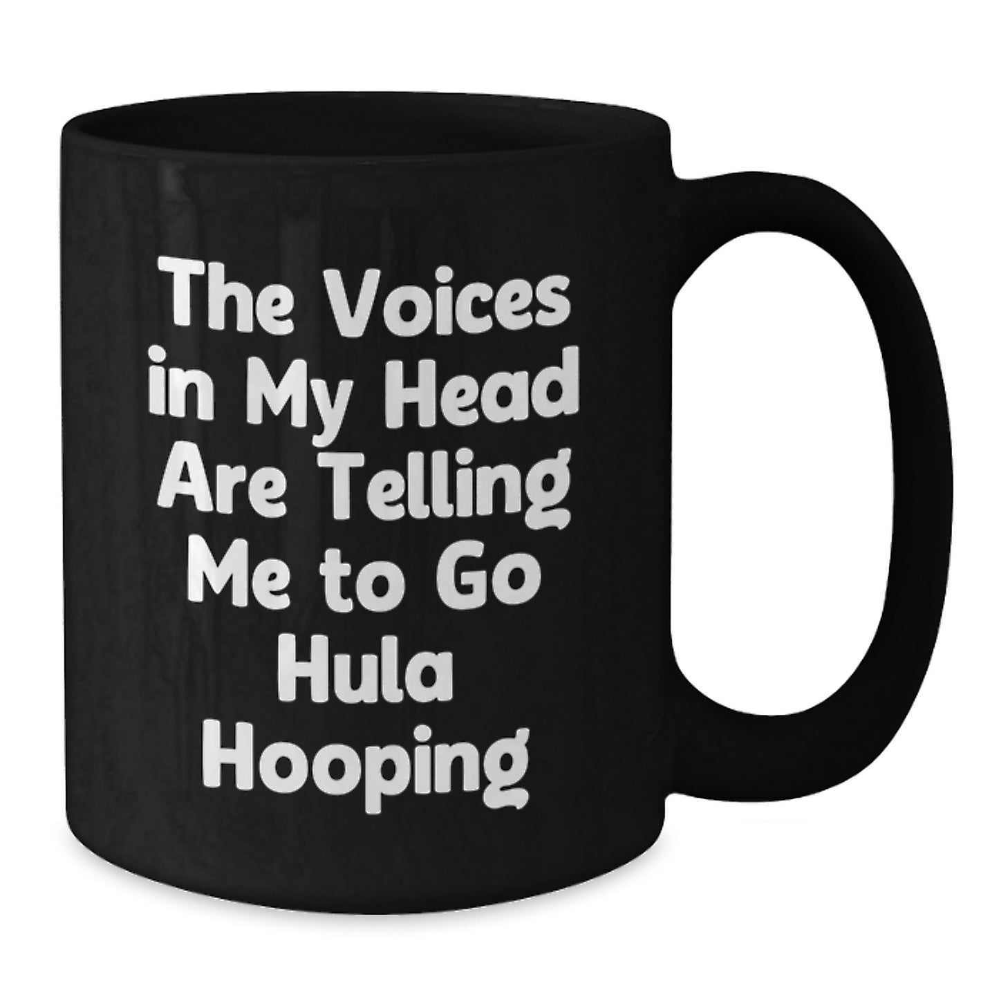 Funny Hula Hooping Gifts from Friends to Hula Hooping Lovers - Hula Hooping Black Coffee Mug for Christmas Morning - Additional